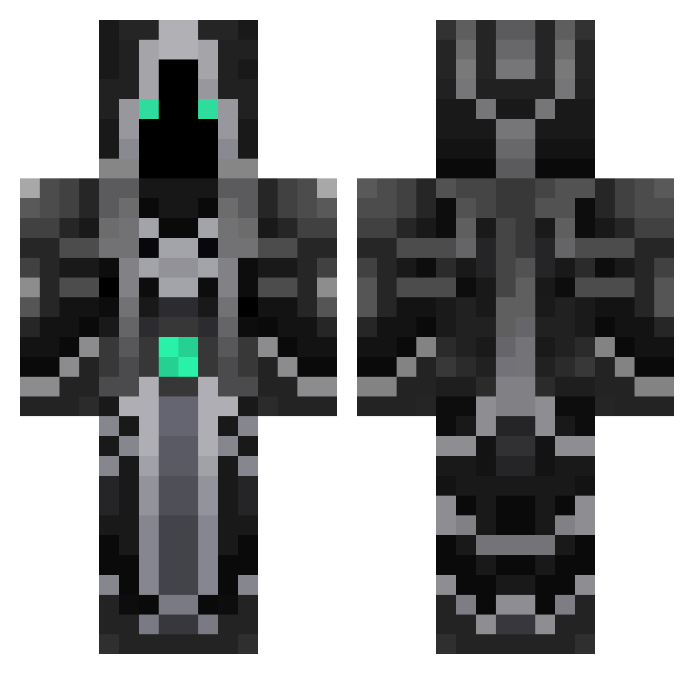 George123426 Minecraft skin, front and back view