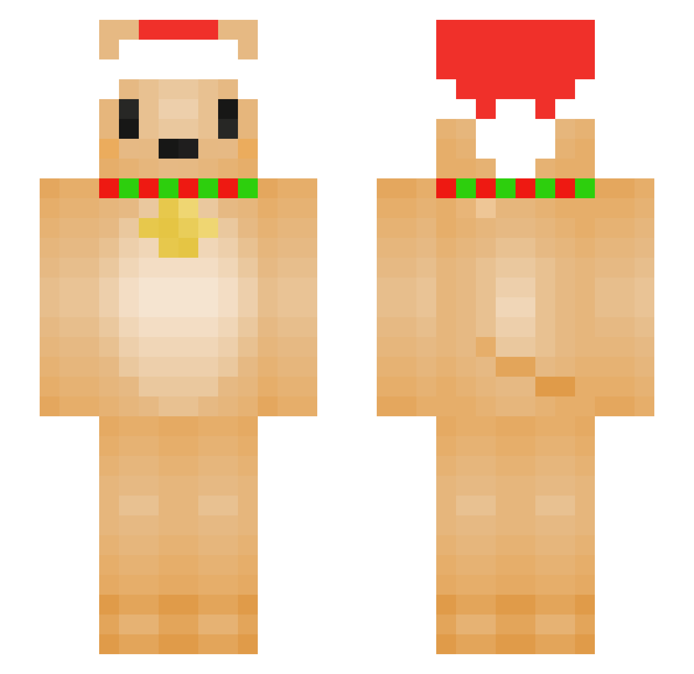 Goose_Gott Minecraft skin, front and back view