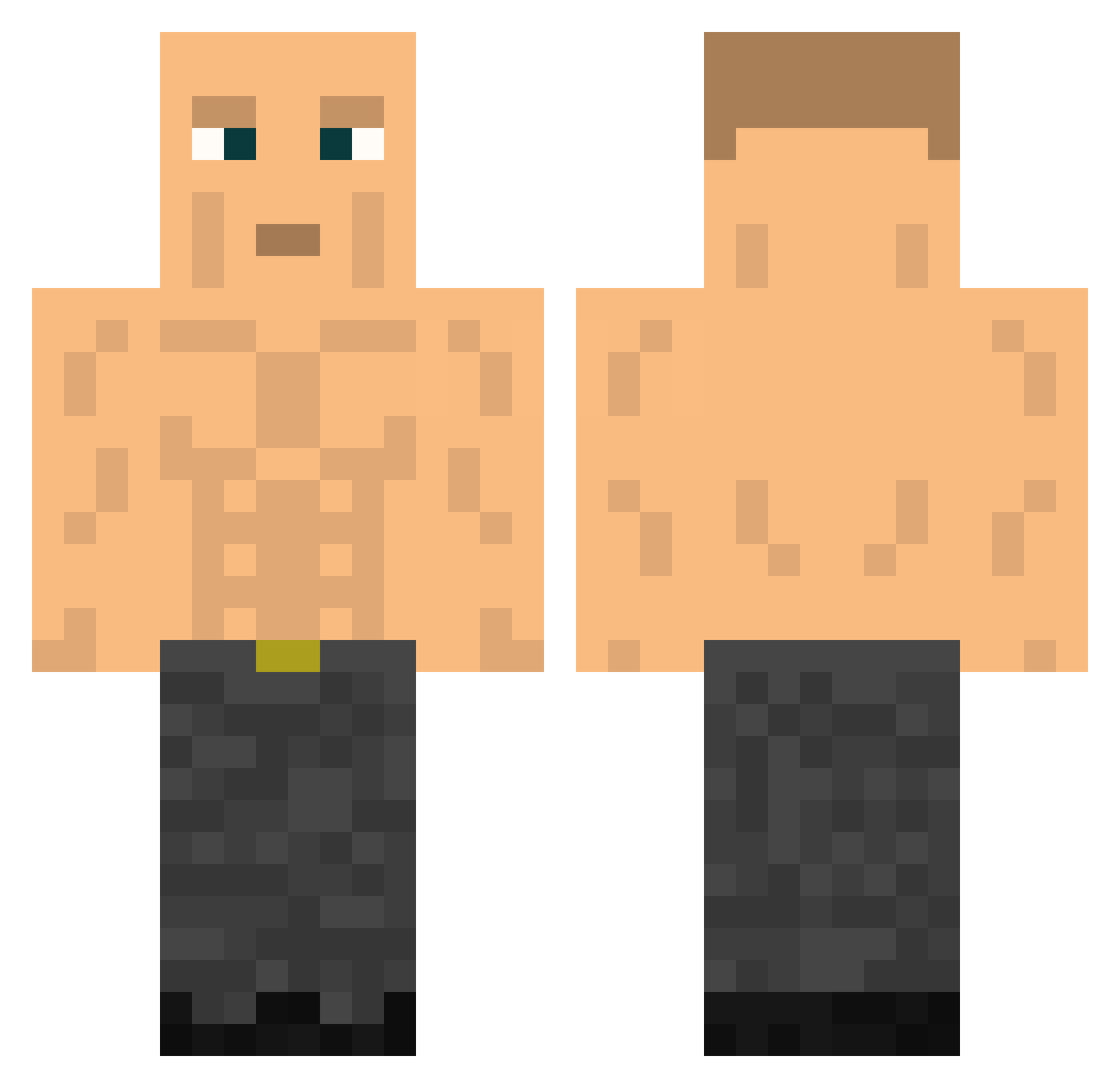 d4rk025 Minecraft skin, front and back view