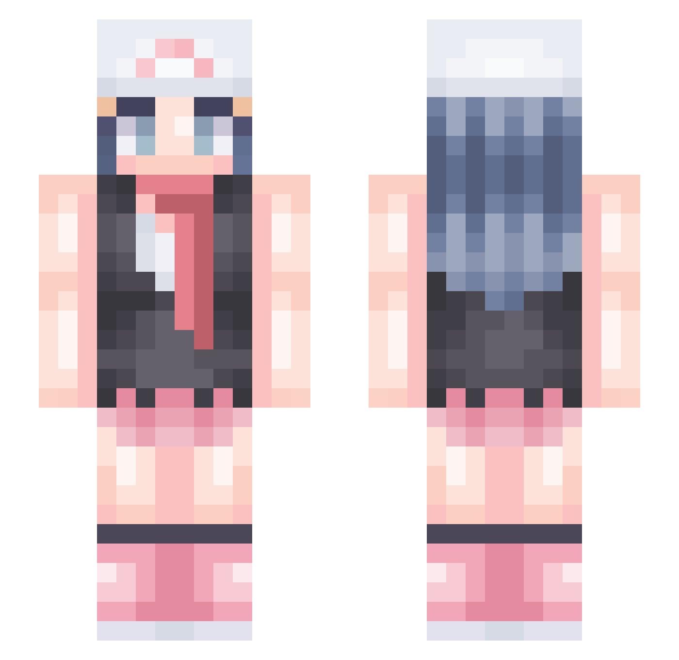stu990056 Minecraft skin, front and back view