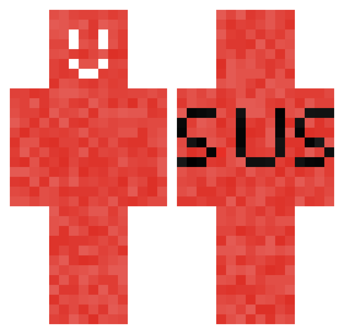 seriousowl61 Minecraft skin, front and back view