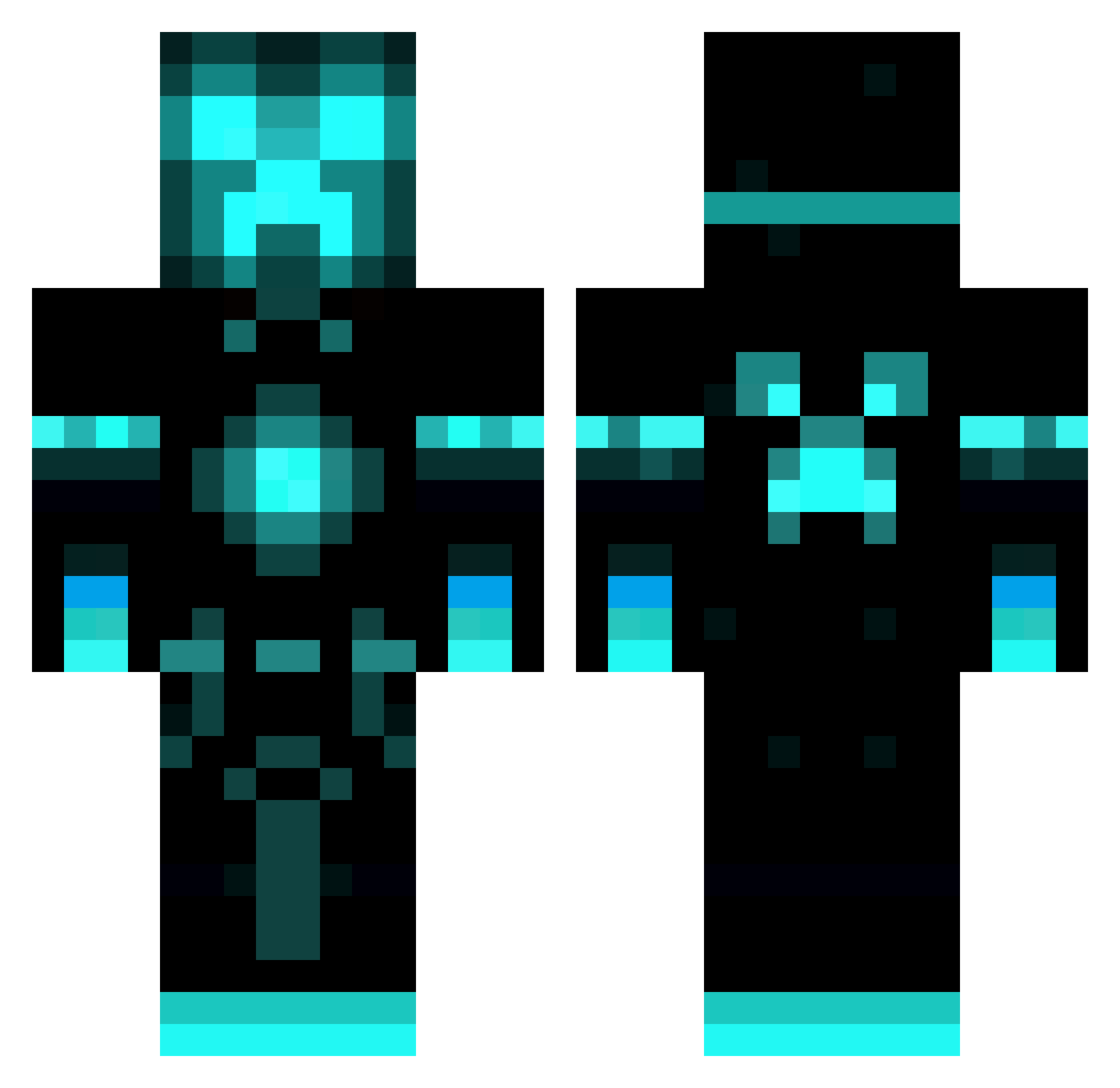 tukuai255 Minecraft skin, front and back view