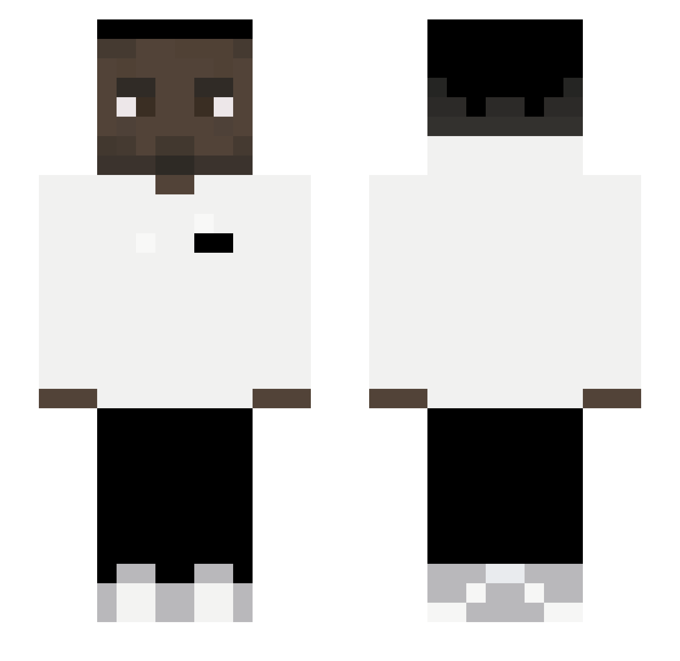 Ne_MATTEO Minecraft skin, front and back view