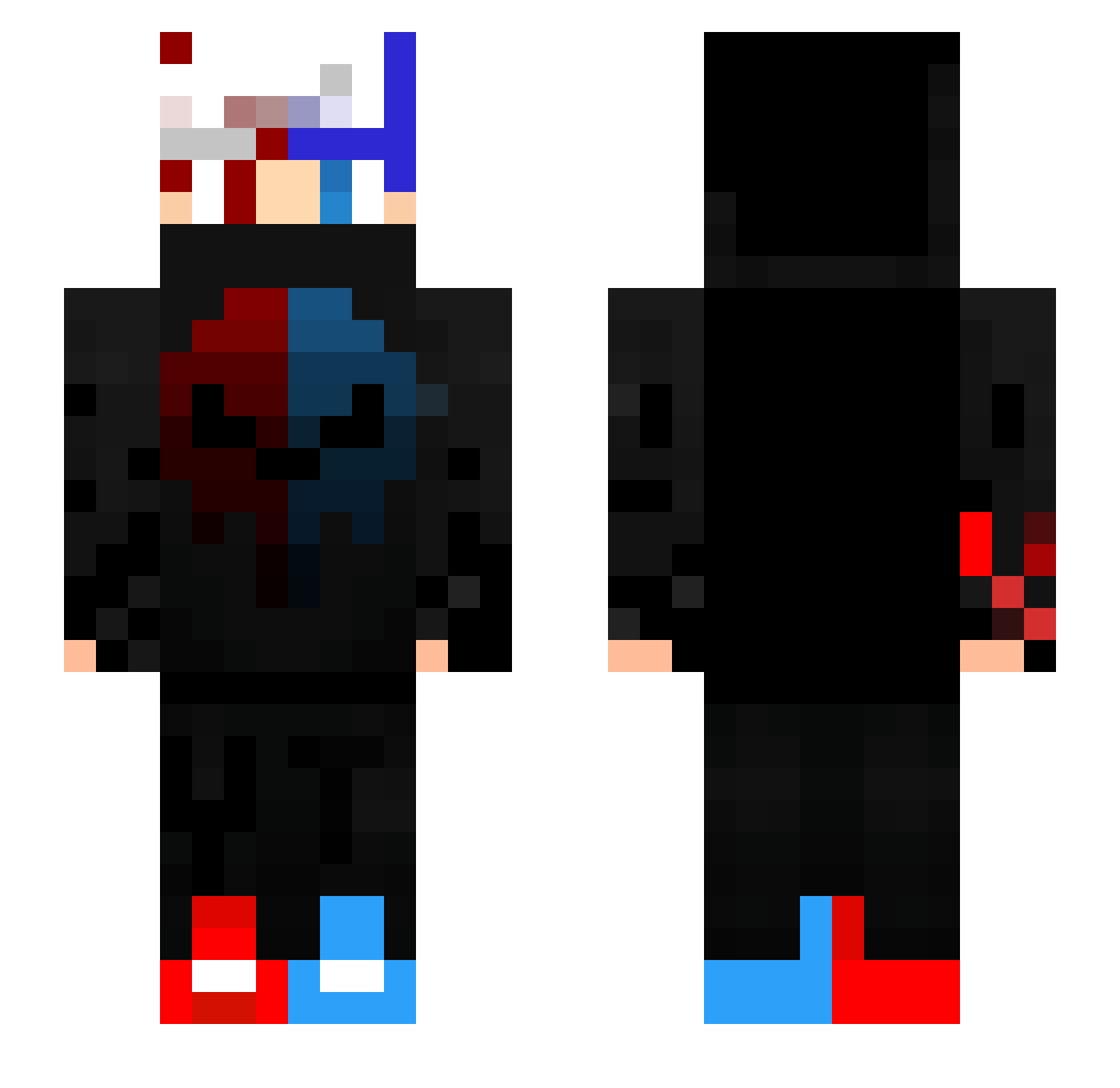 xX_Termi_Xx Minecraft skin, front and back view