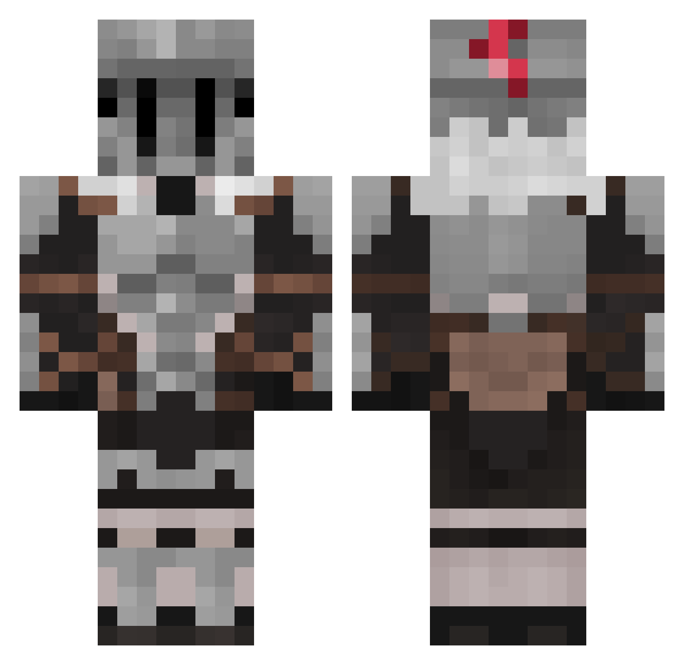 sean1212 Minecraft skin, front and back view
