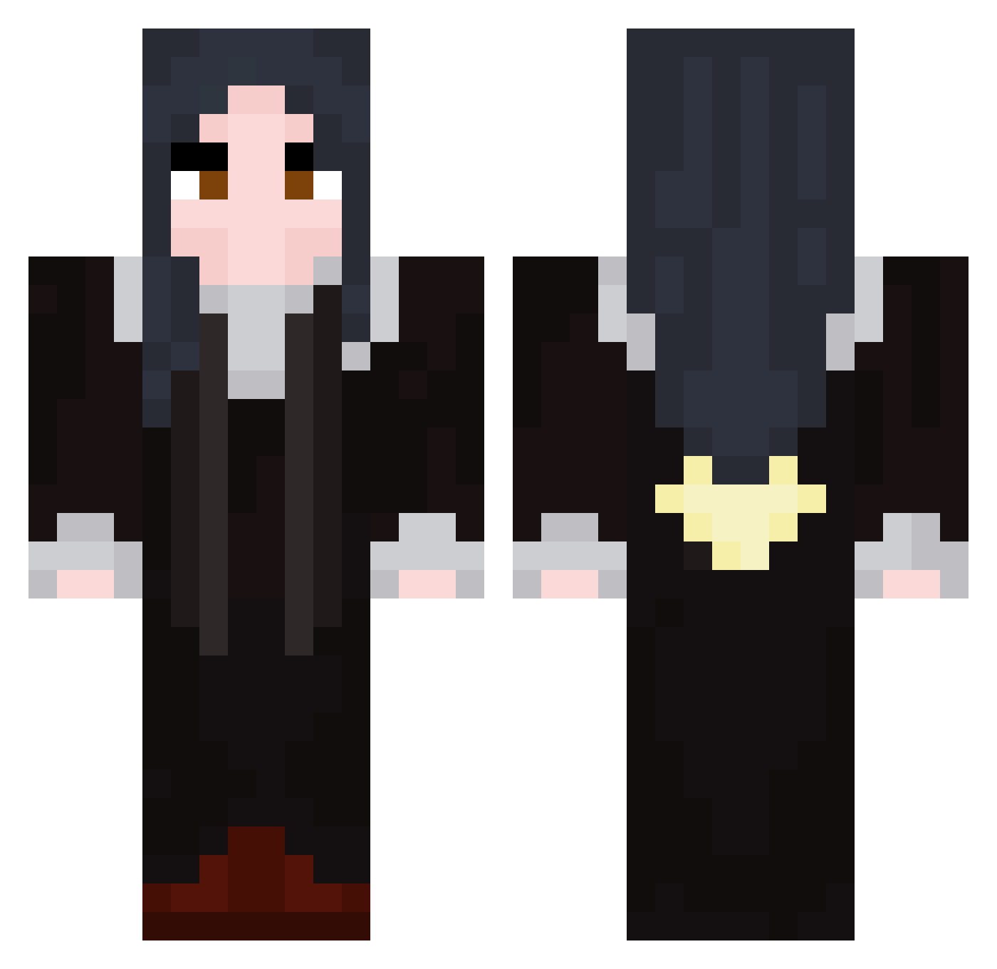 _GamerTime_ Minecraft skin, front and back view