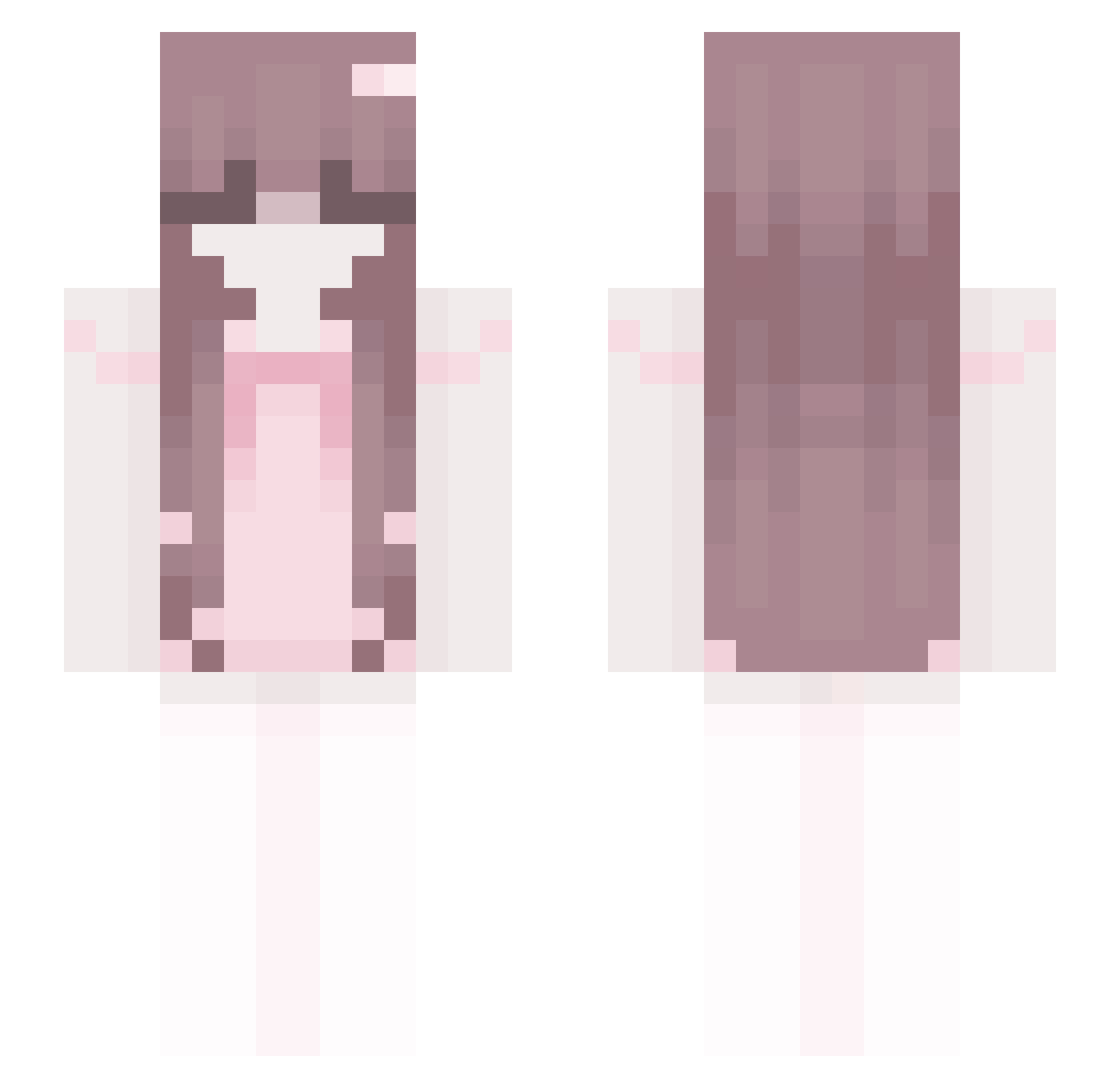 odyls Minecraft skin, front and back view