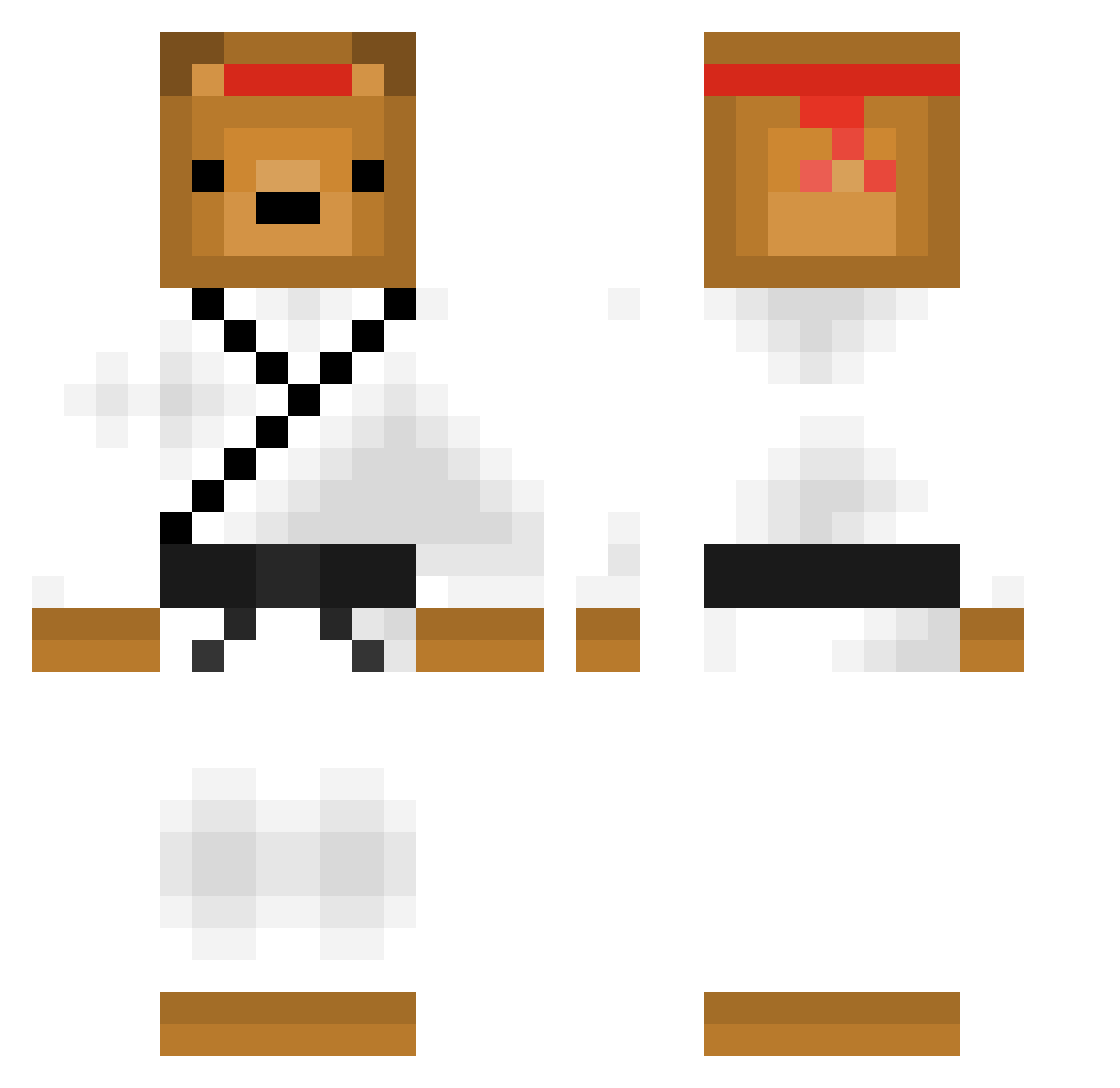 catie_n04 Minecraft skin, front and back view