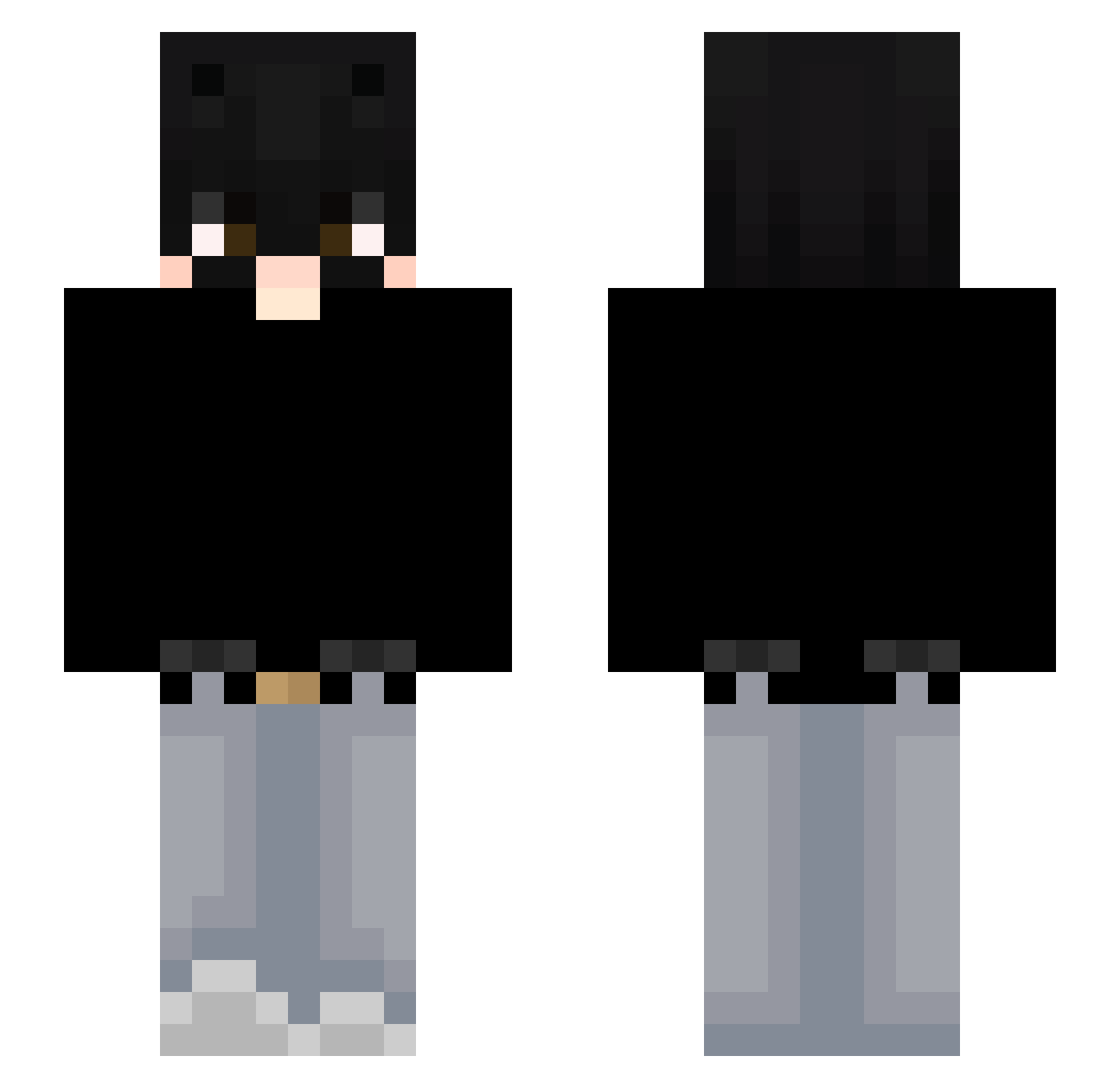 r0y_505 Minecraft skin, front and back view