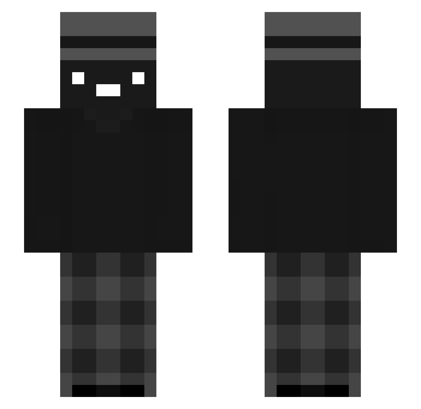 SealingBreak505 Minecraft skin, front and back view