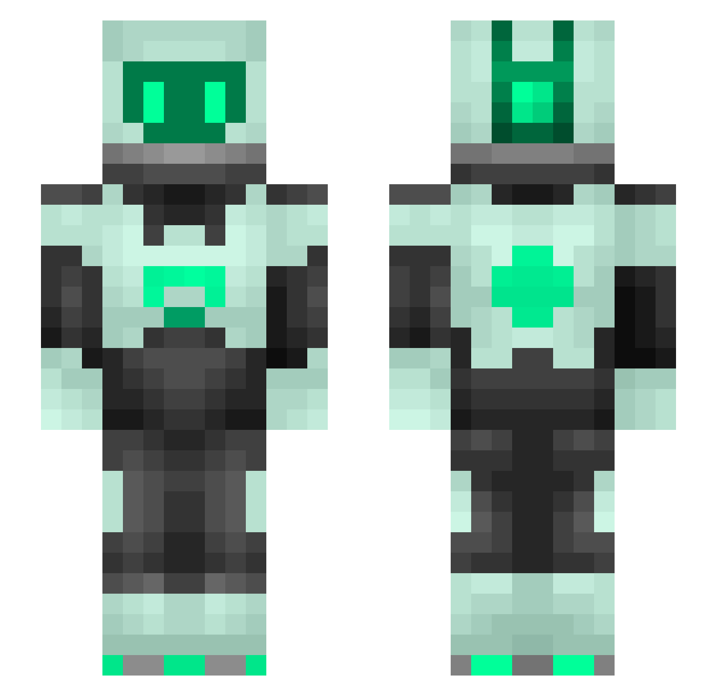 _lowpain_ Minecraft skin, front and back view