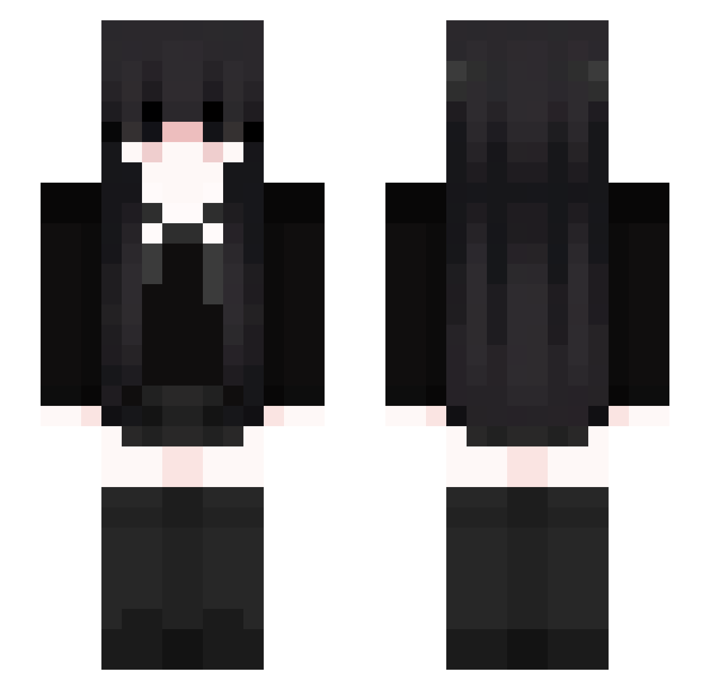 EzPit_ Minecraft skin, front and back view