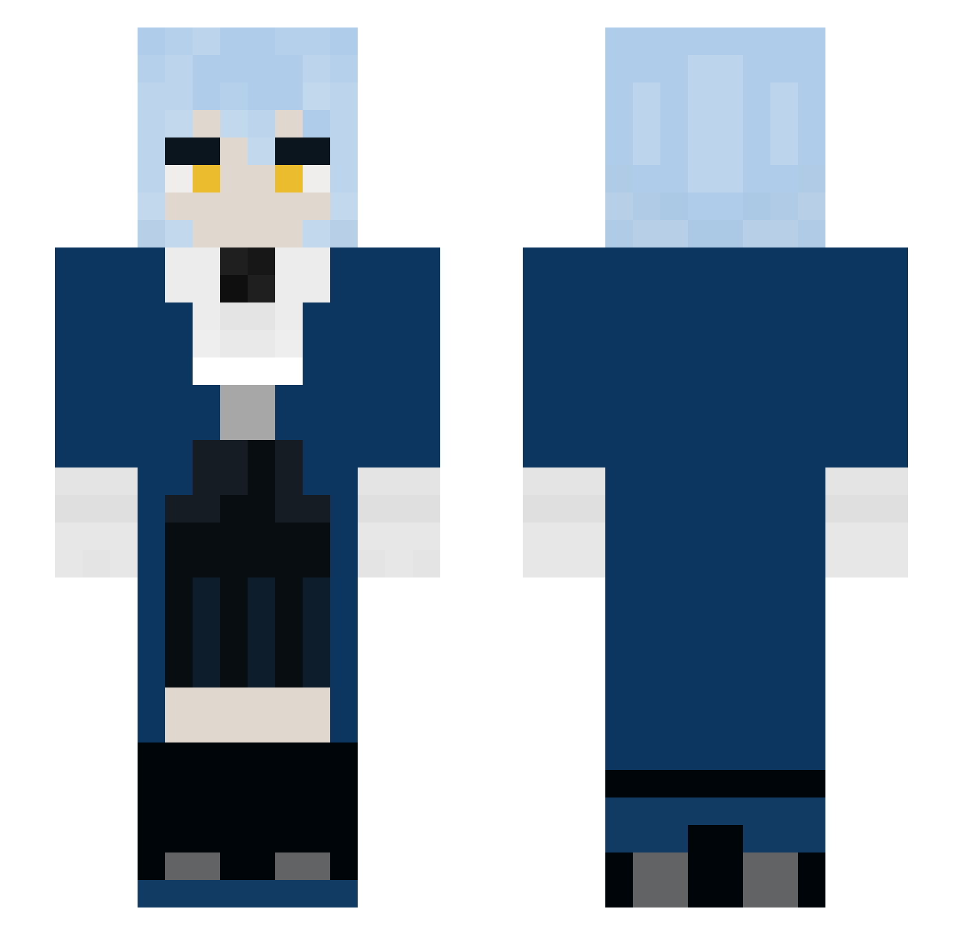 UltraErCool Minecraft skin, front and back view