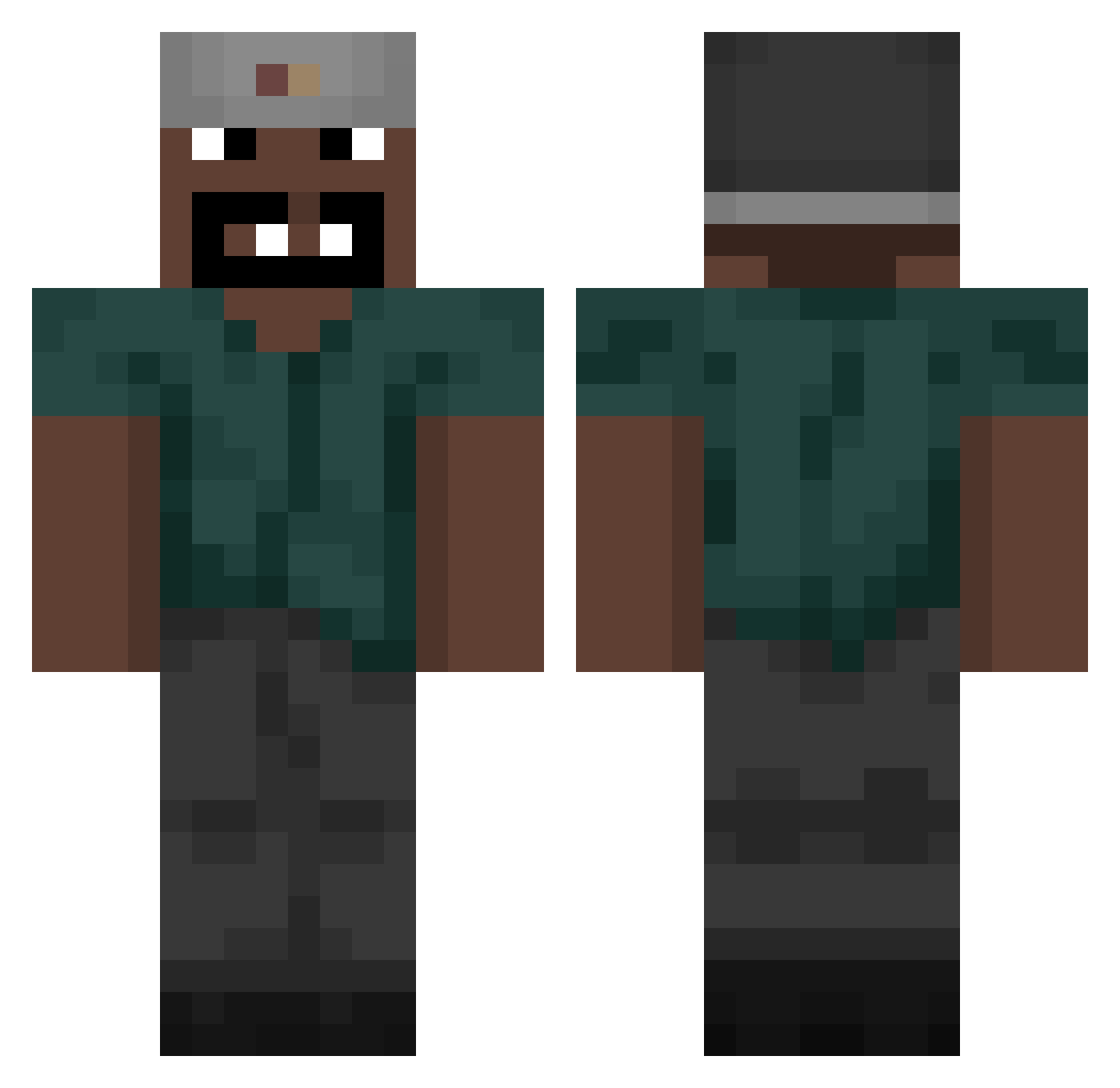 vascodagama9811 Minecraft skin, front and back view
