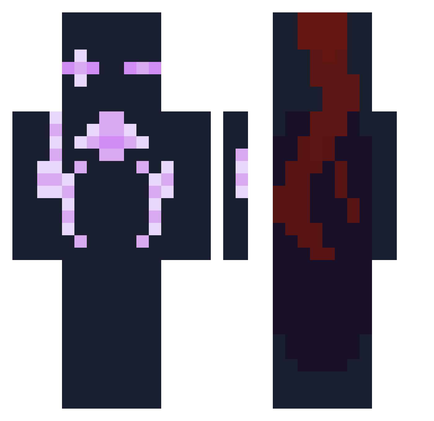 Enchilada_Y Minecraft skin, front and back view