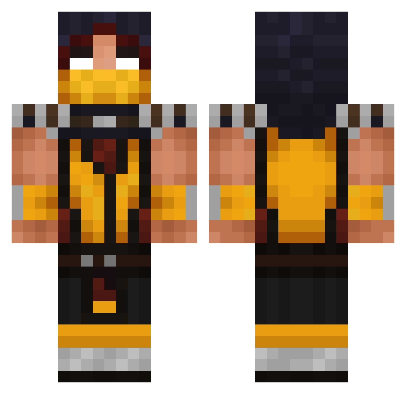 koifishie_ Minecraft skin, front and back view