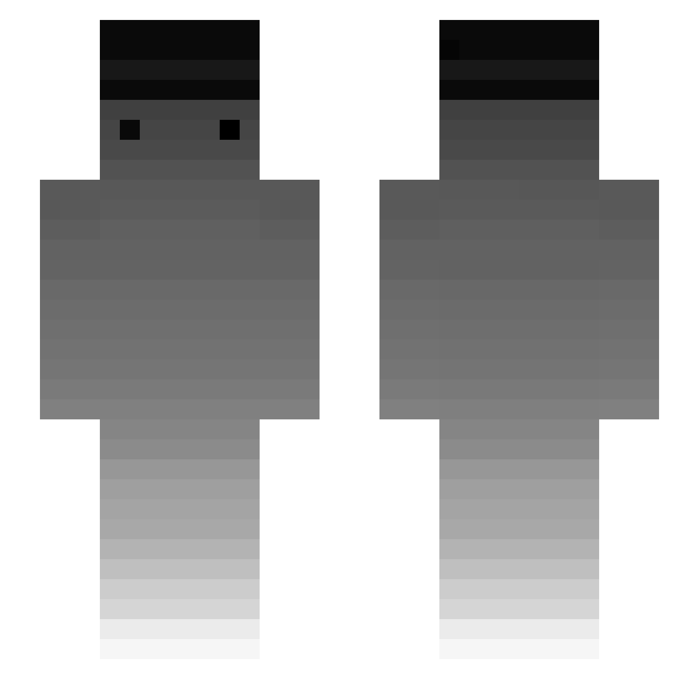 zSxqond Minecraft skin, front and back view