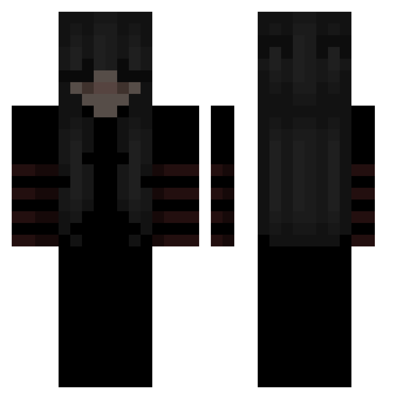 Sunxflwrzz Minecraft skin, front and back view