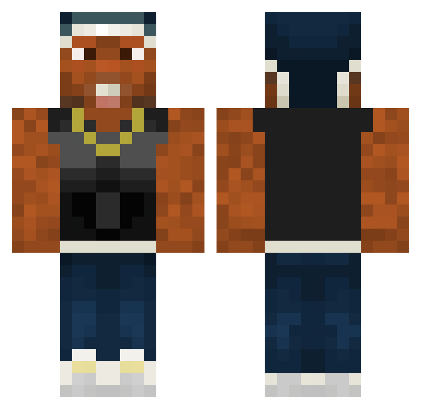 THESNUFFLER2003 Minecraft skin, front and back view