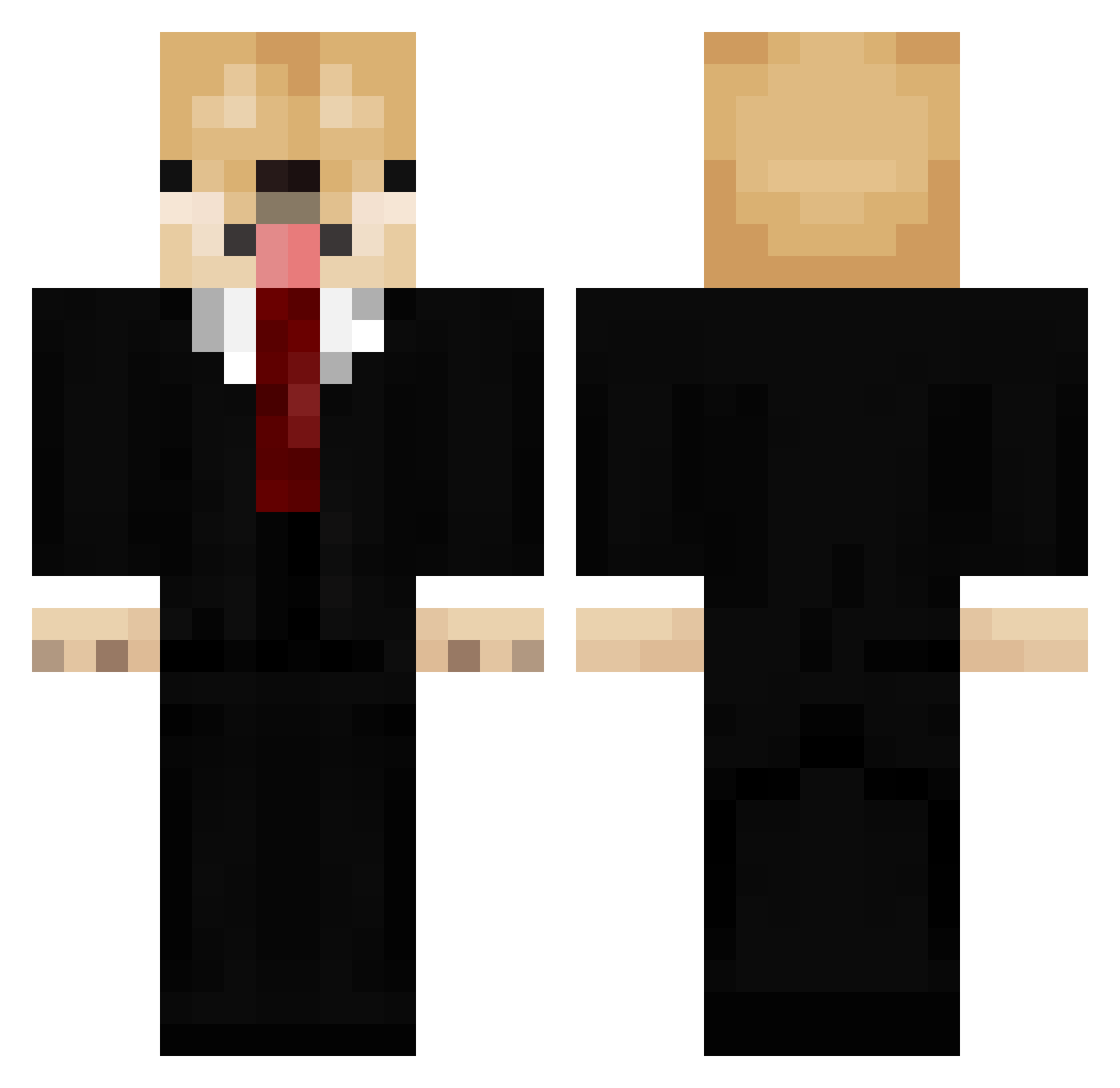 zawadzki_bober Minecraft skin, front and back view