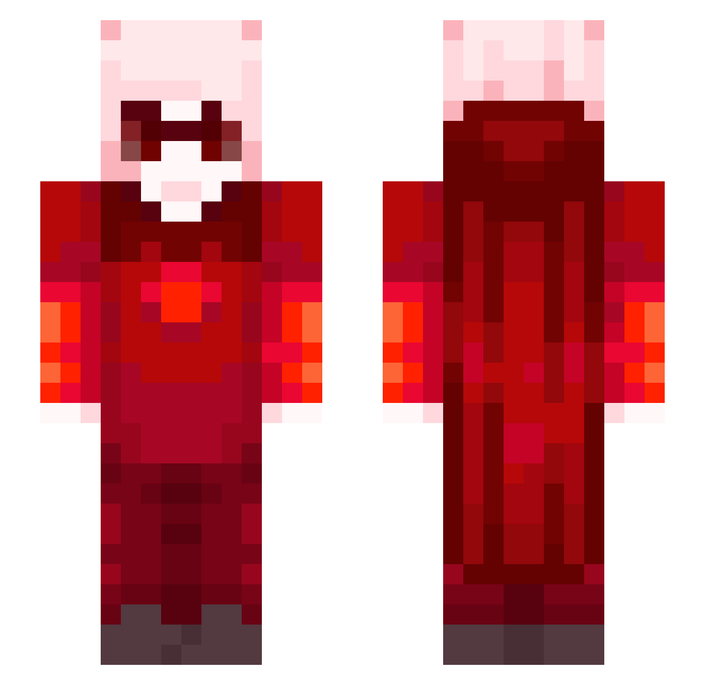 Pilot_Games Minecraft skin, front and back view