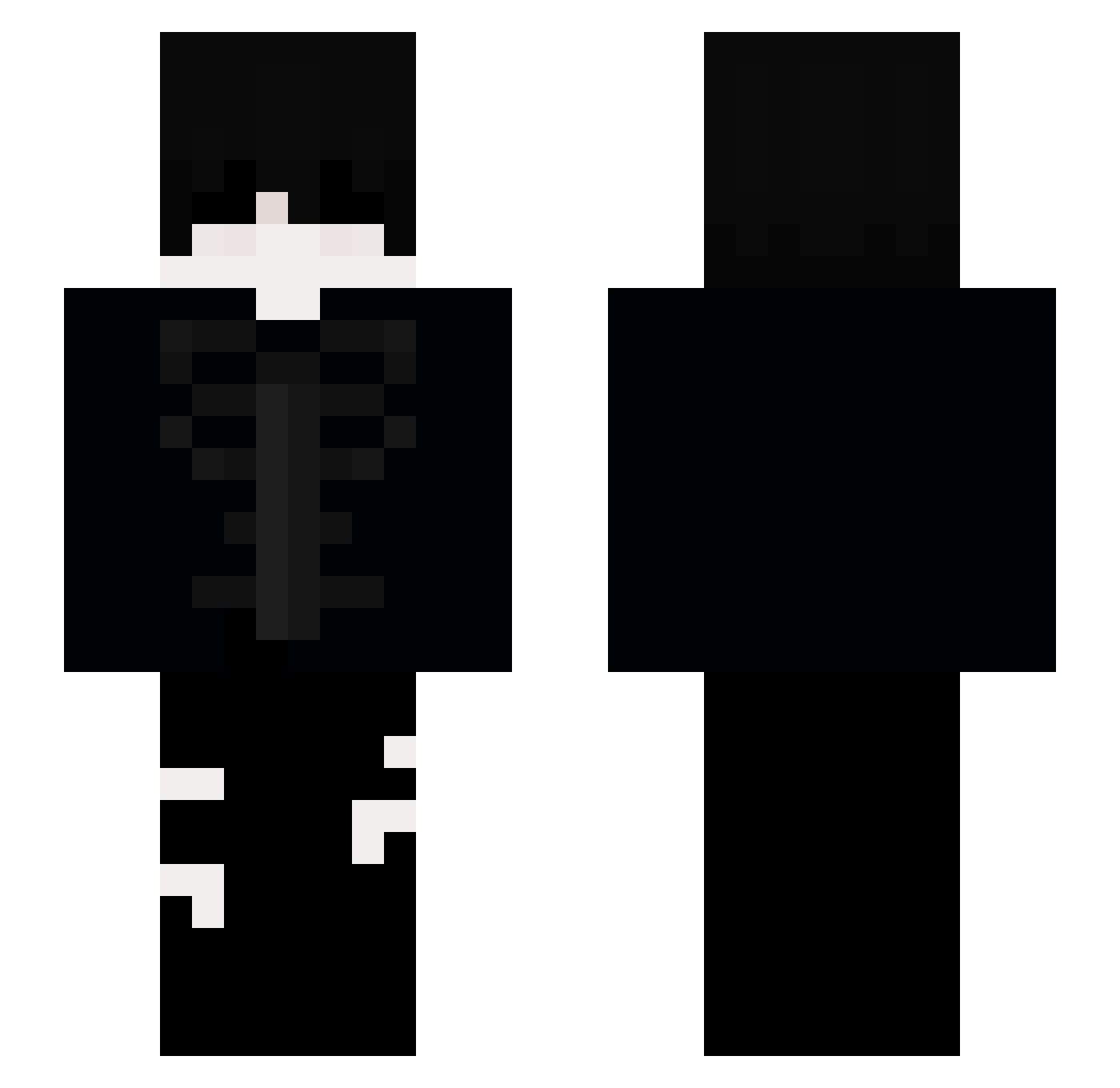 soChxngus Minecraft skin, front and back view