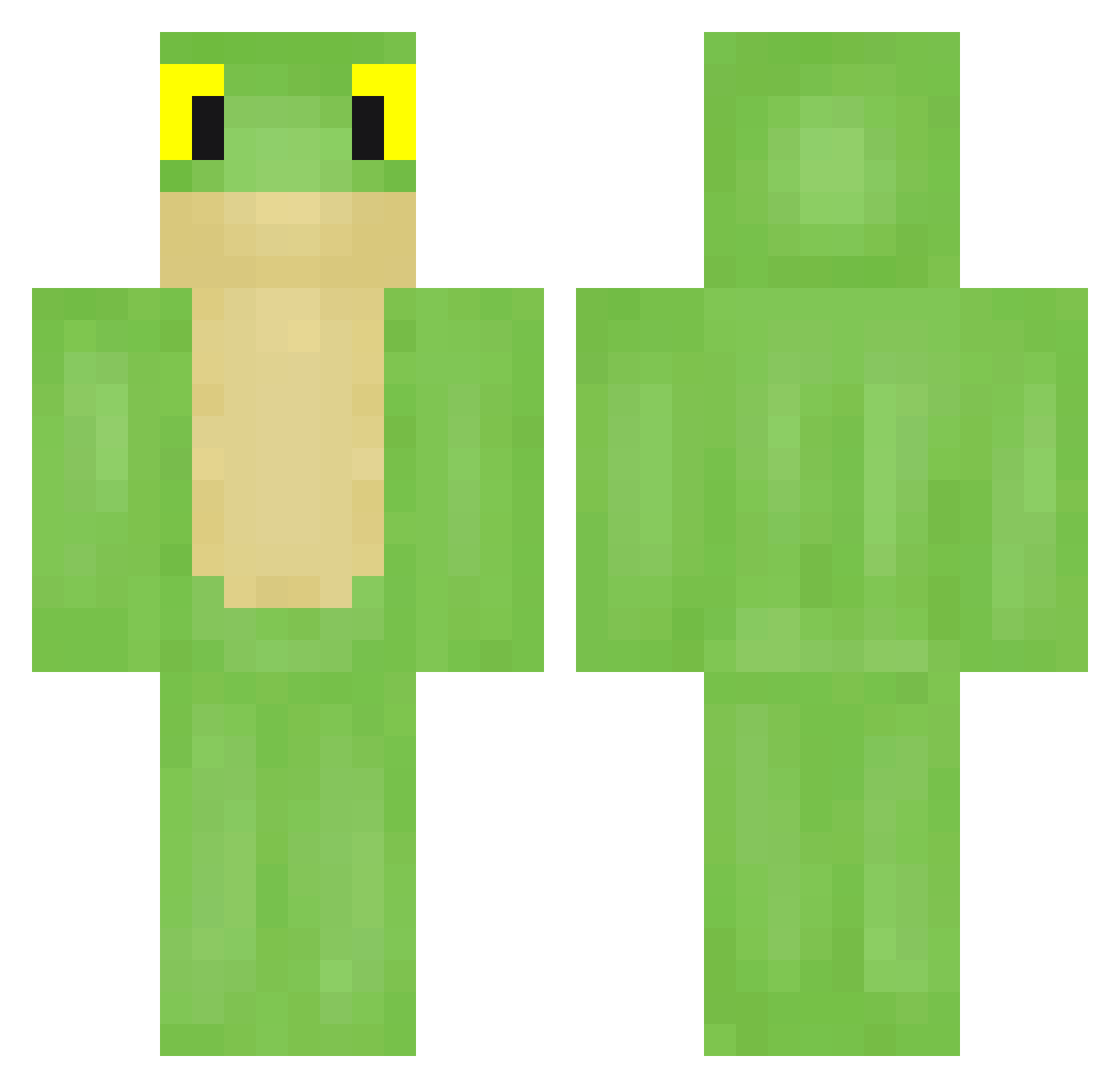 yangz4962 Minecraft skin, front and back view