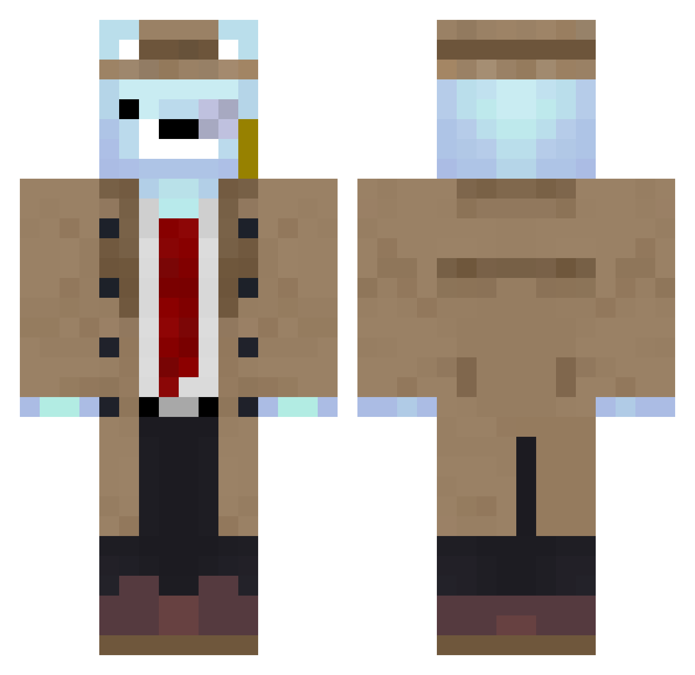 Thing_Tamjung Minecraft skin, front and back view