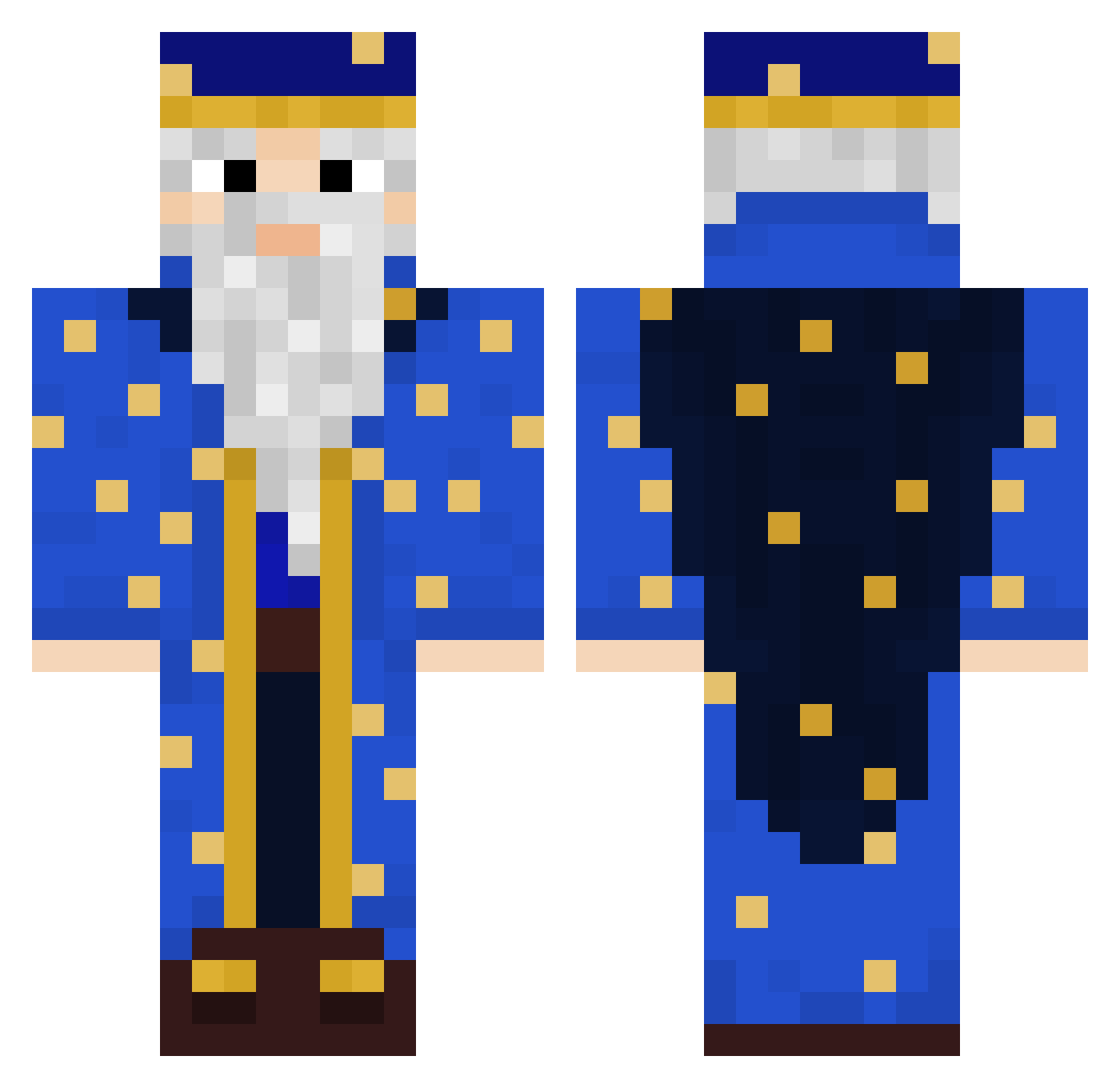 eMseekK Minecraft skin, front and back view