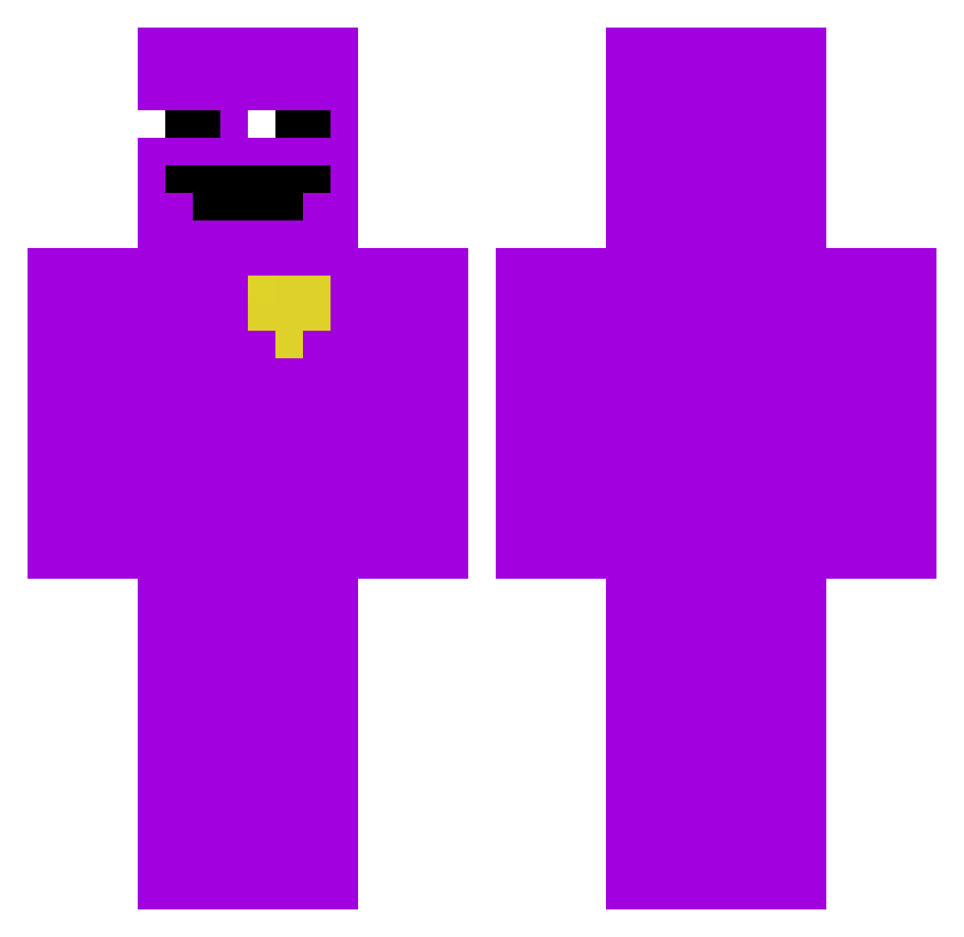 javiel2020 Minecraft skin, front and back view