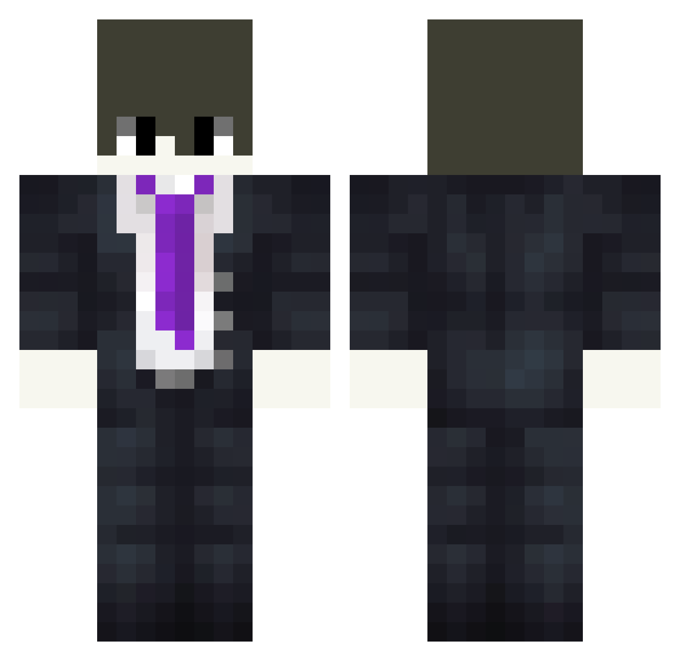 Teufelchen2012 Minecraft skin, front and back view