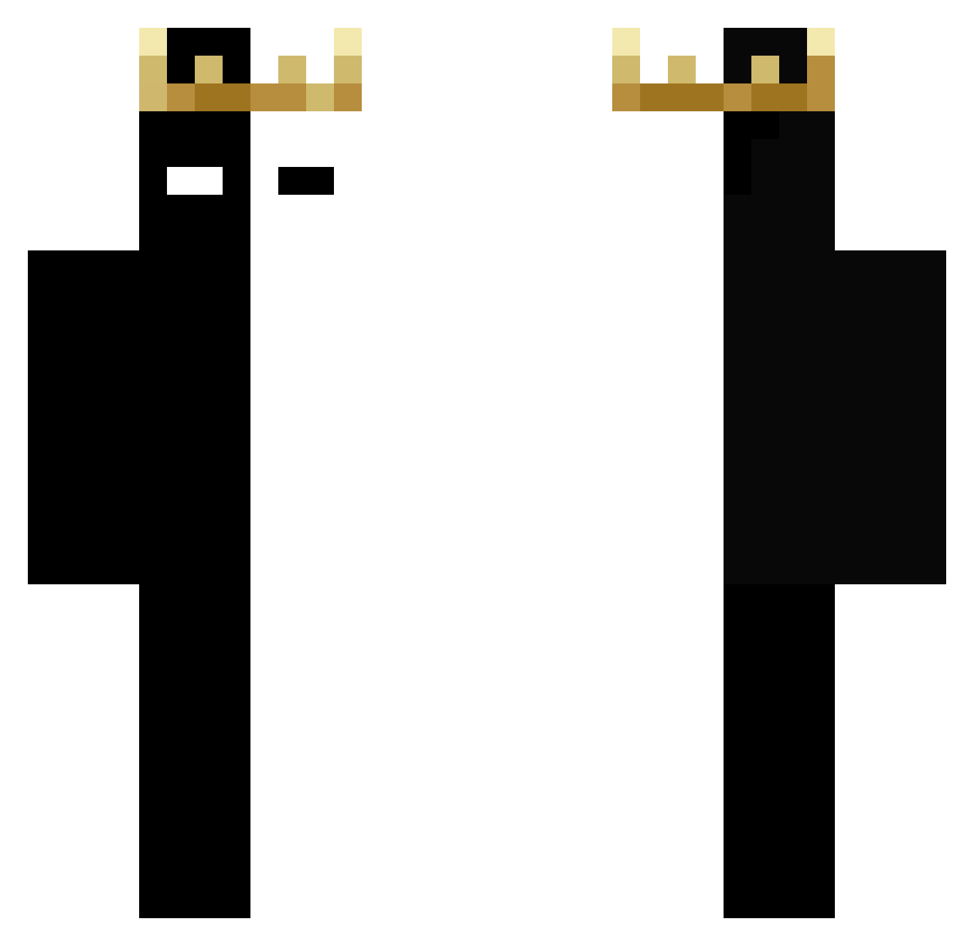 240hz_1920x1080 Minecraft skin, front and back view