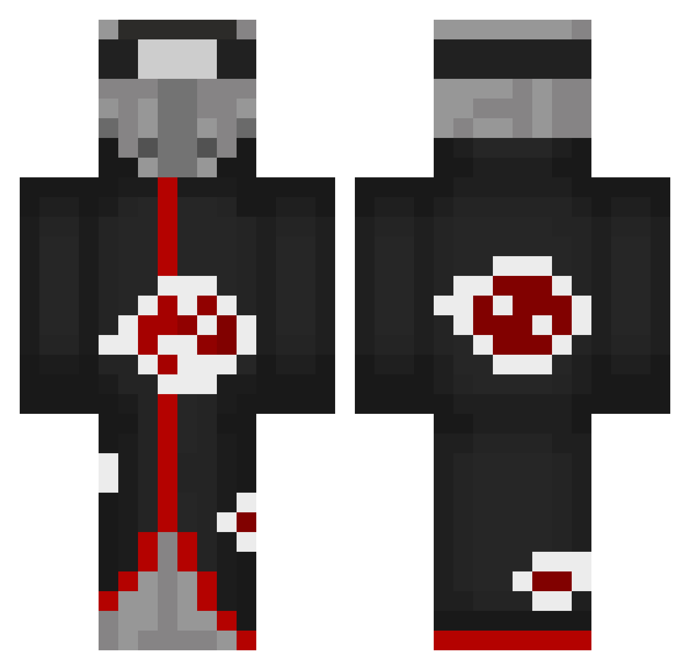 sergio201 Minecraft skin, front and back view