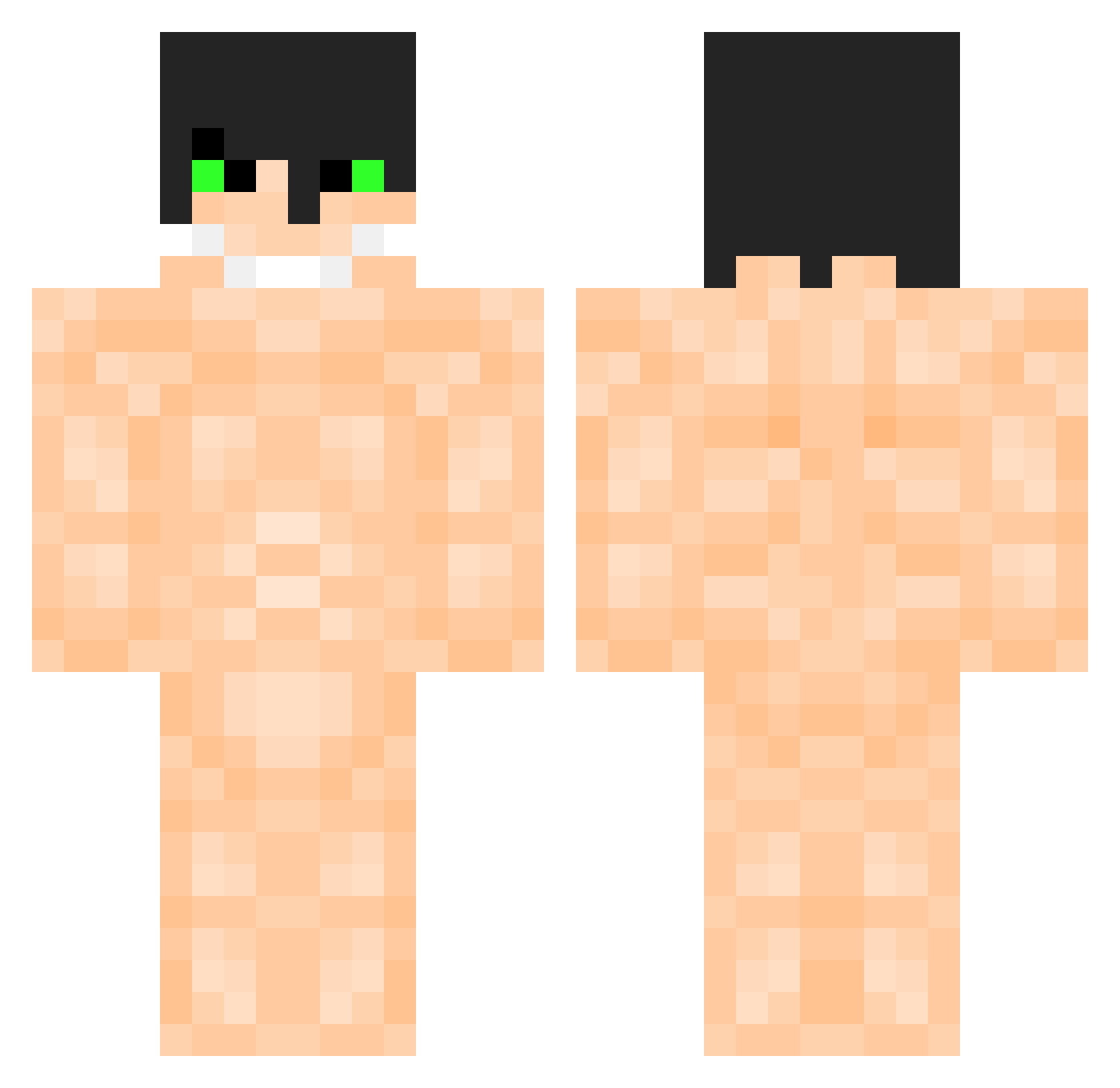 _T1_faker_ Minecraft skin, front and back view