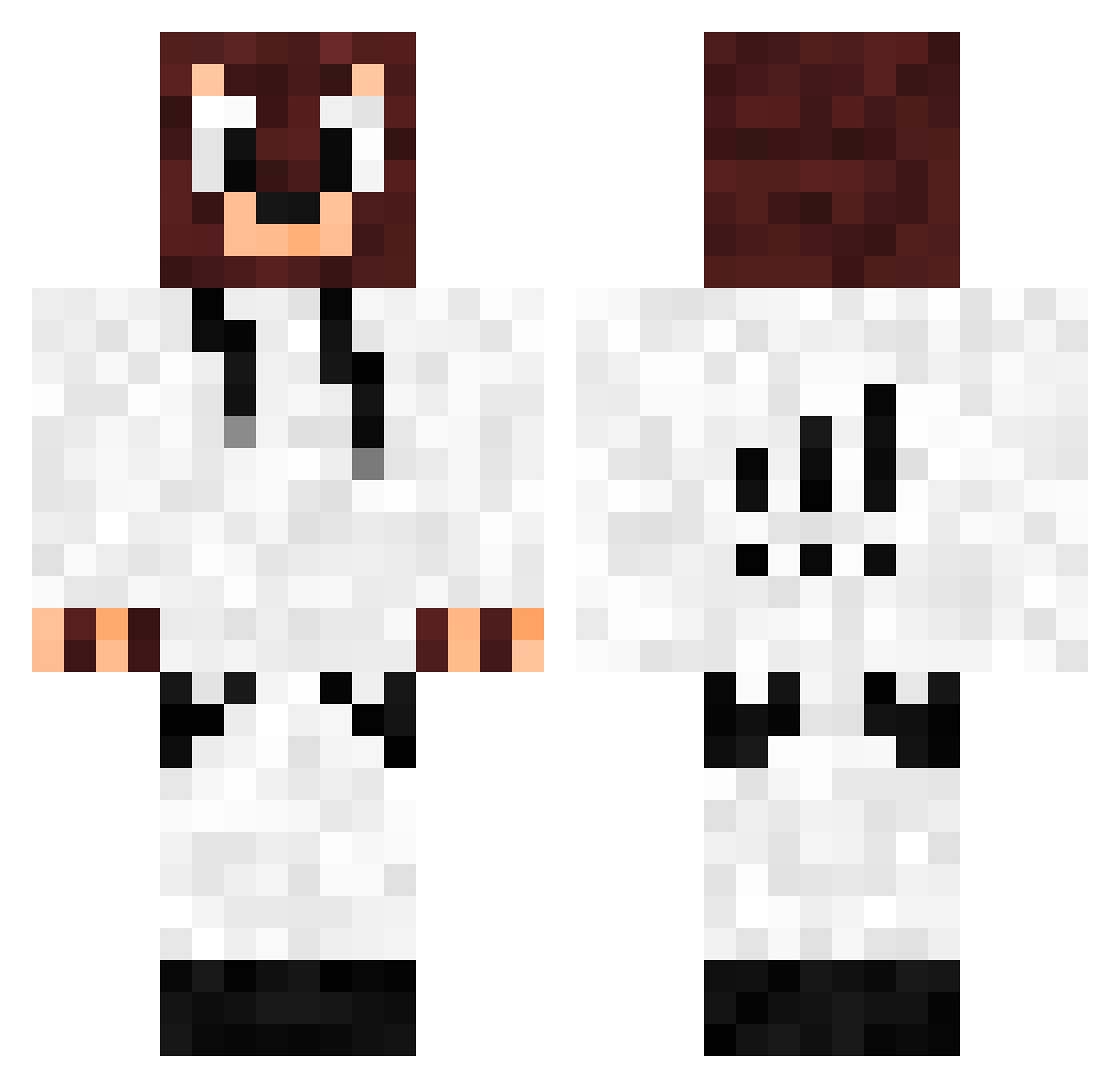 Andrzejusz_15 Minecraft skin, front and back view