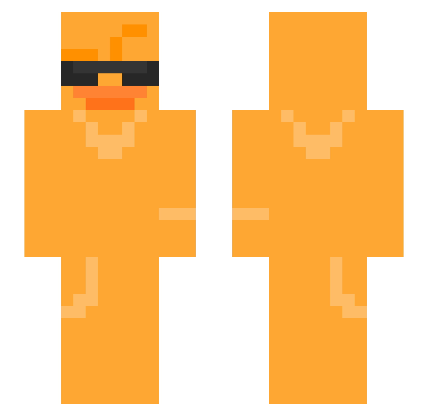 zdzichuziomal Minecraft skin, front and back view