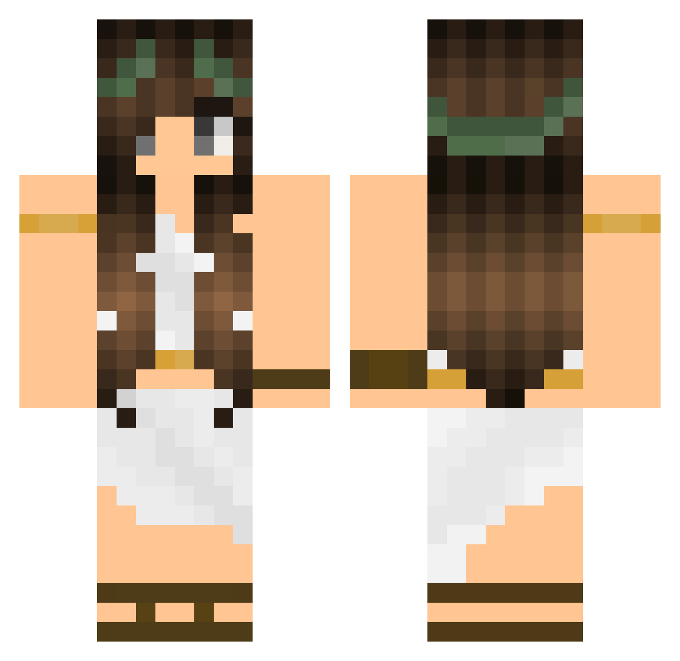 sylveonn777 Minecraft skin, front and back view