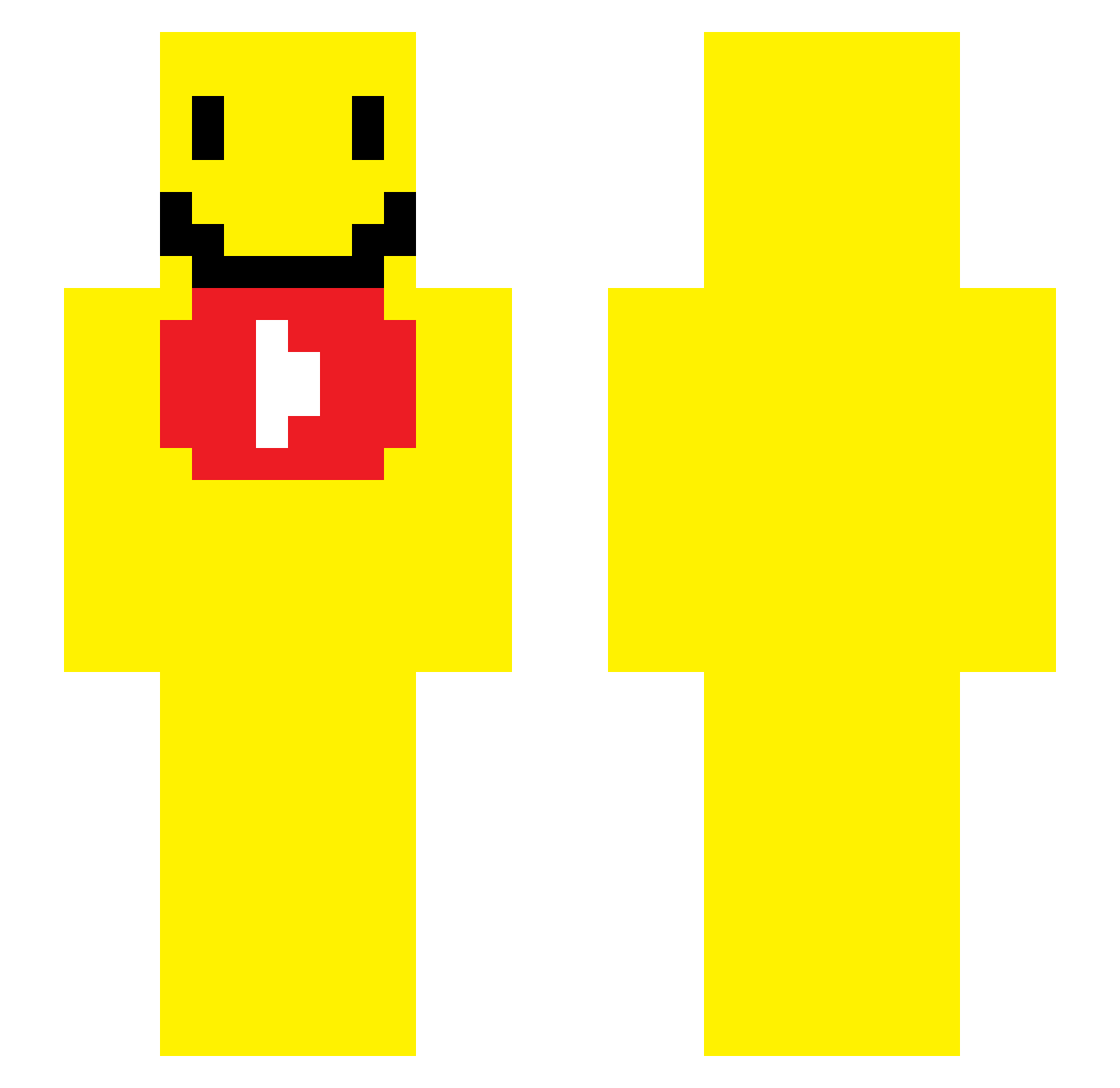 super_man_12345 Minecraft skin, front and back view