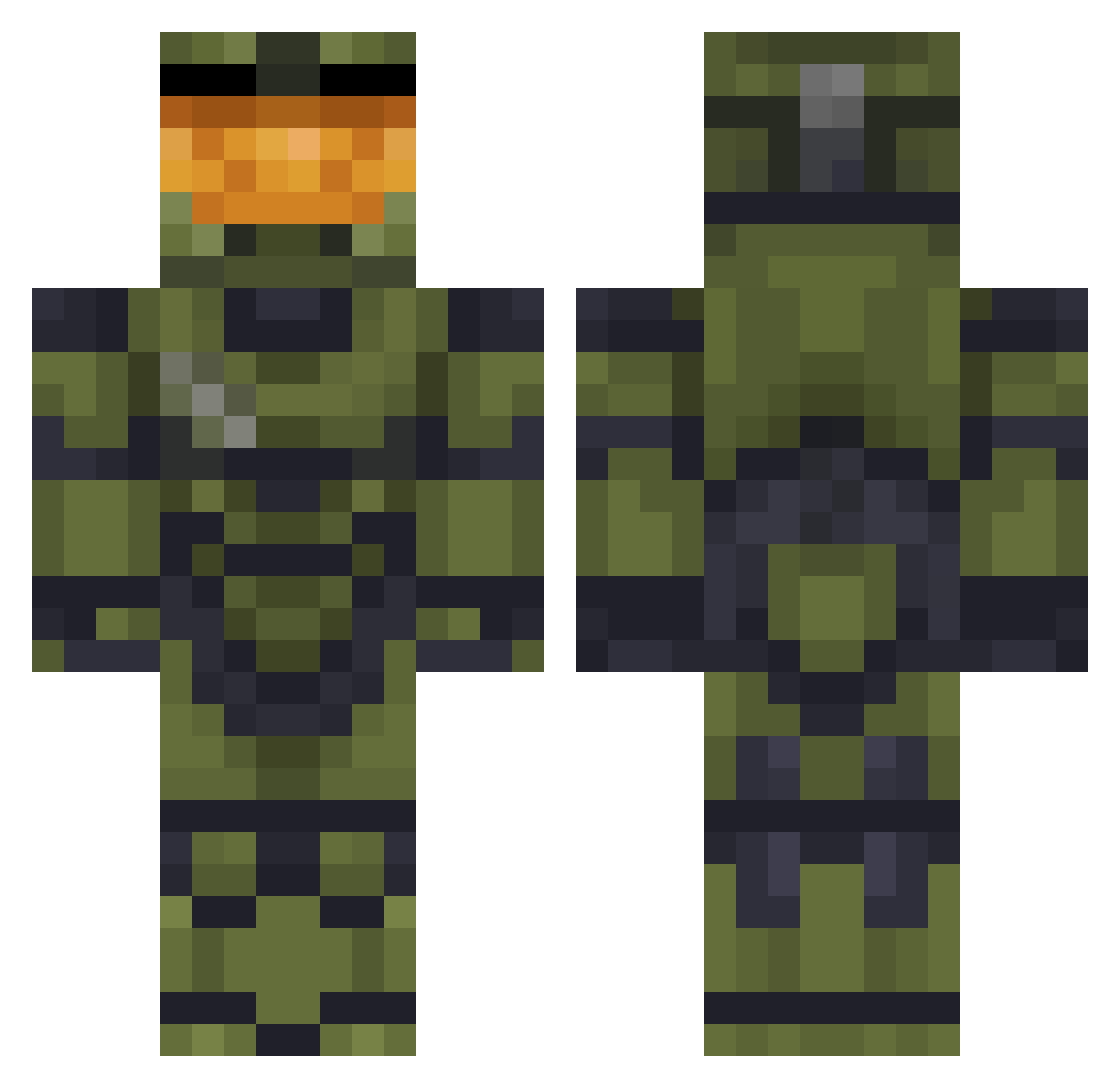wiceTroc1ty Minecraft skin, front and back view