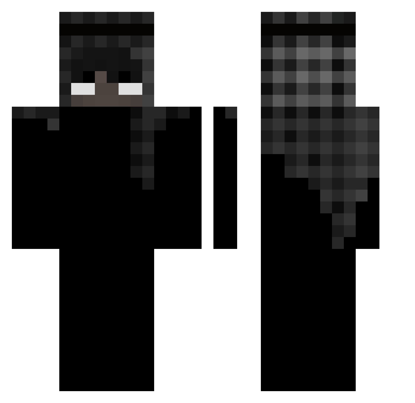 bimmer__ Minecraft skin, front and back view