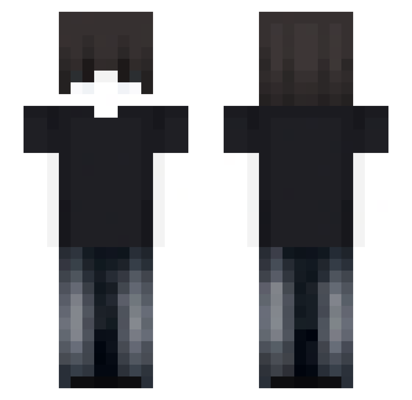 ThnakiatCHI Minecraft skin, front and back view
