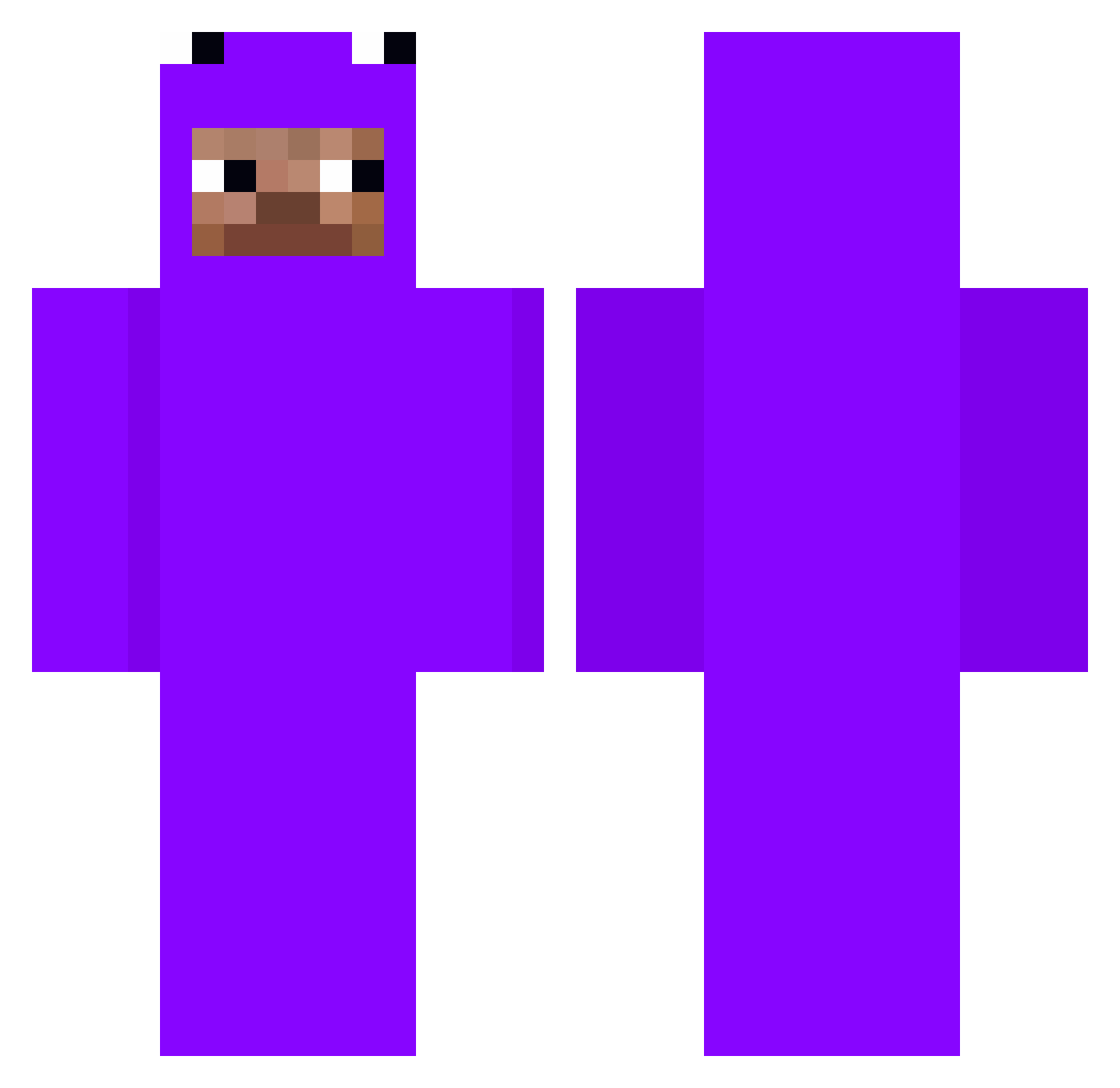 GenjiVigil Minecraft skin, front and back view