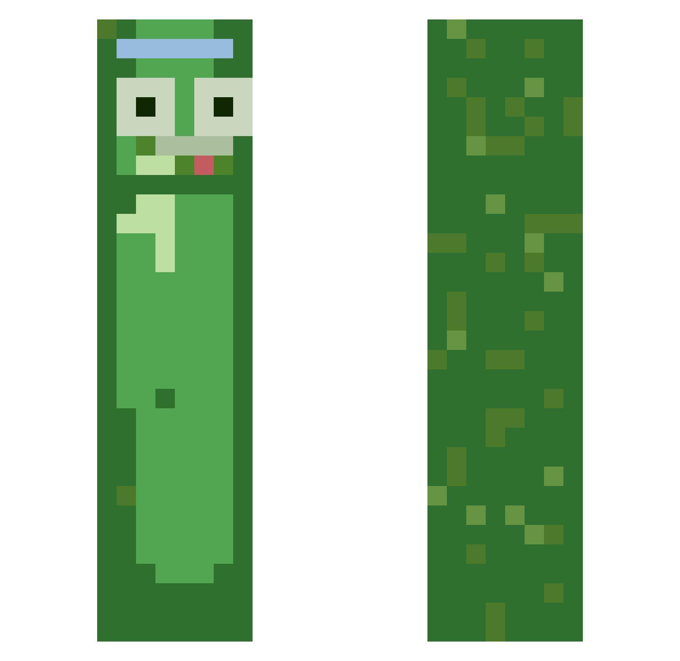 ratatatnat Minecraft skin, front and back view
