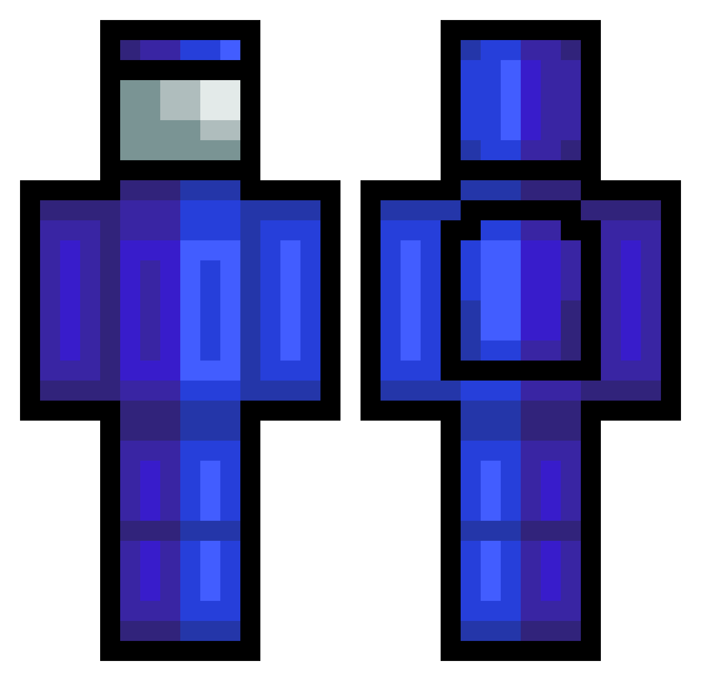Riley_1005 Minecraft skin, front and back view