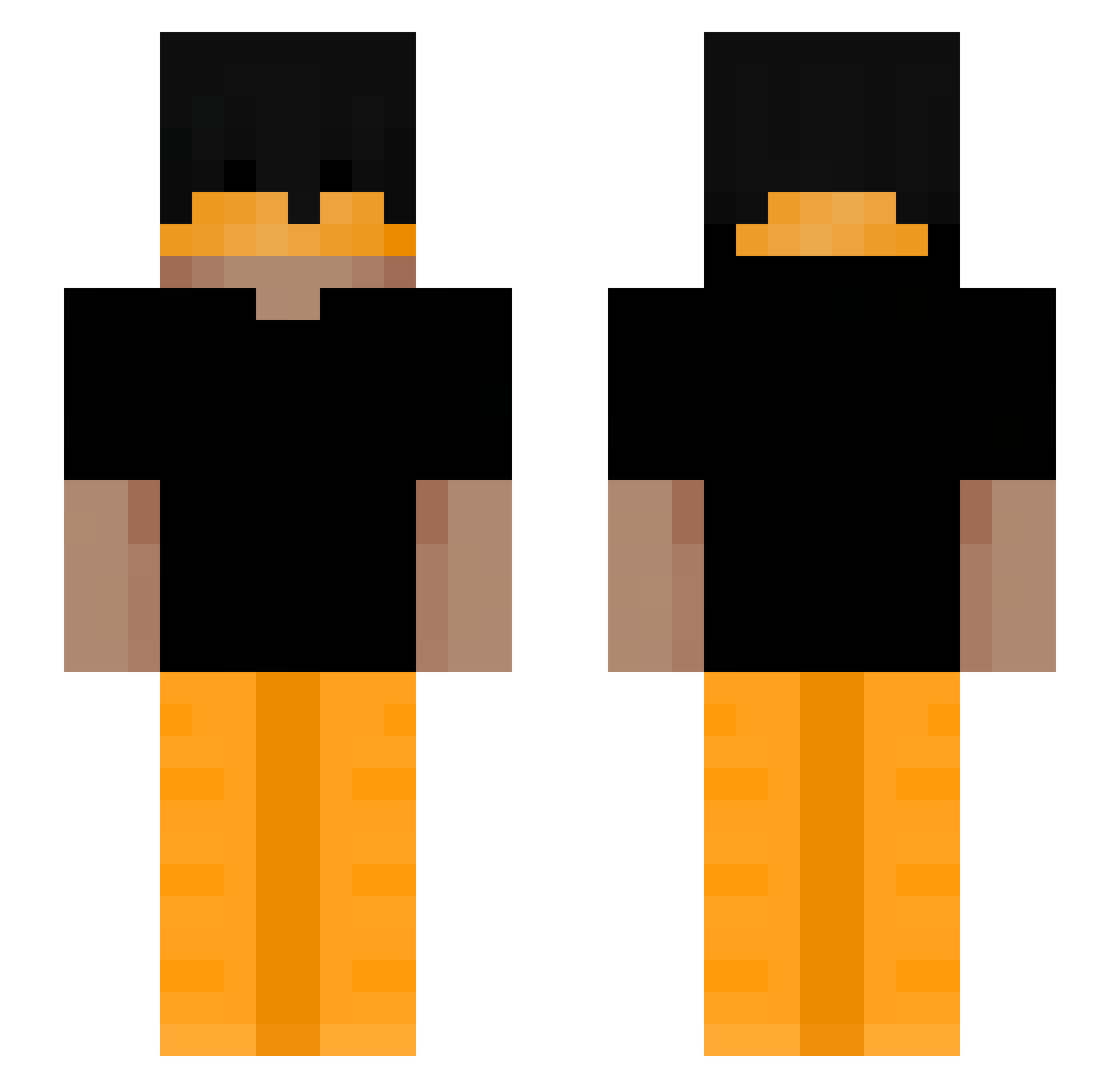 tost_alan Minecraft skin, front and back view