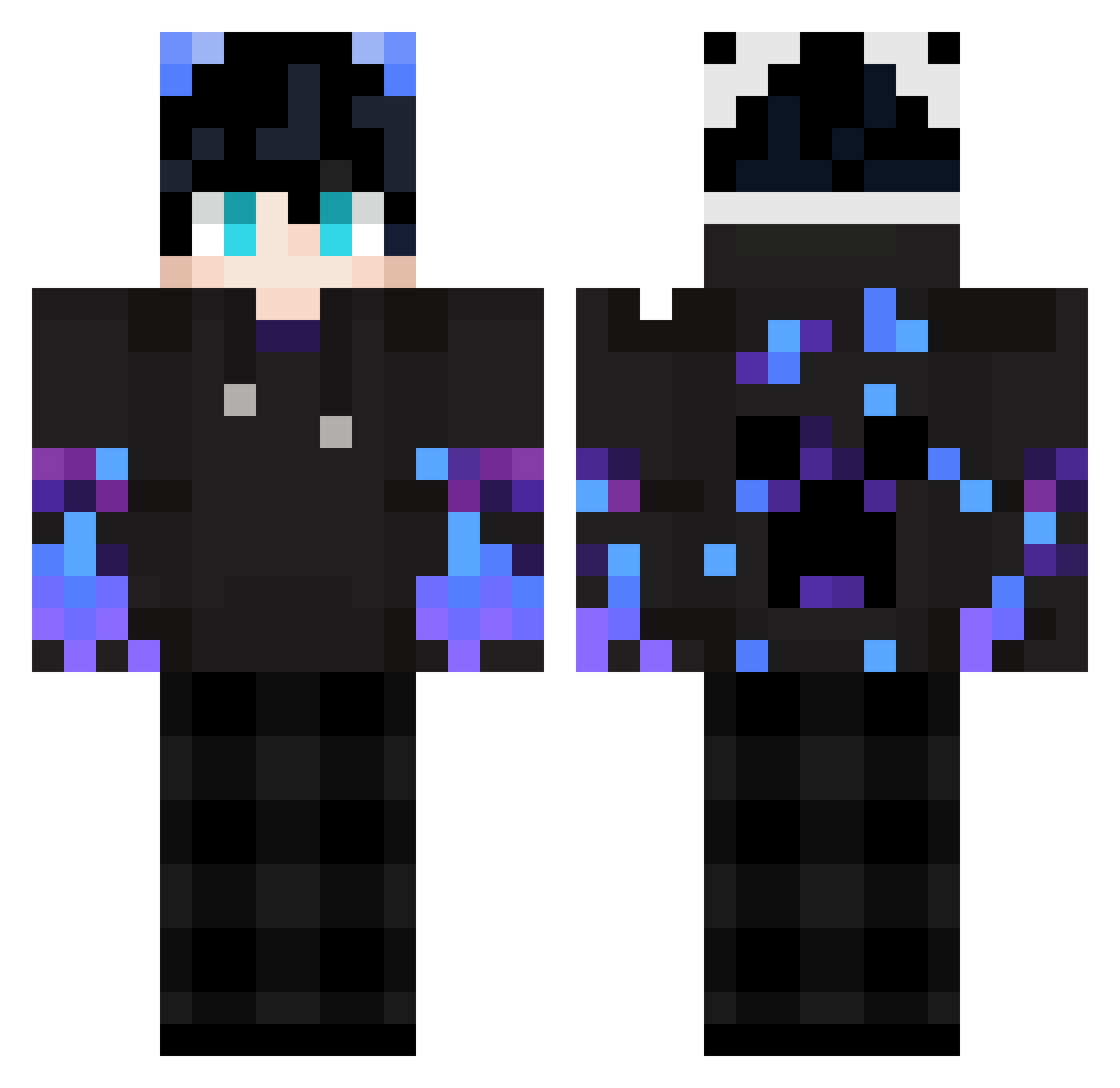 Mr_Luca8103 Minecraft skin, front and back view
