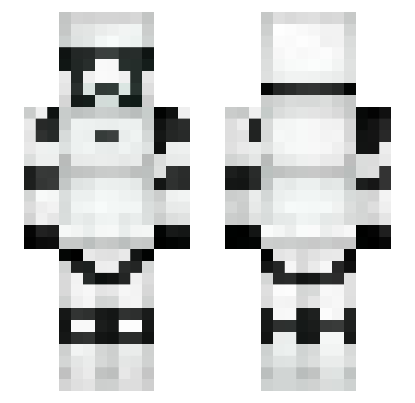 GuidingFoil9823 Minecraft skin, front and back view