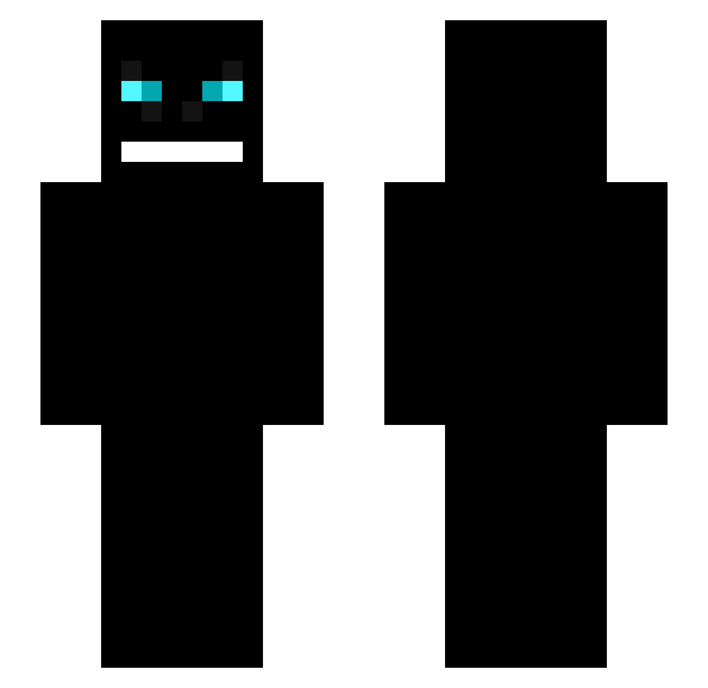 Reywood_06 Minecraft skin, front and back view