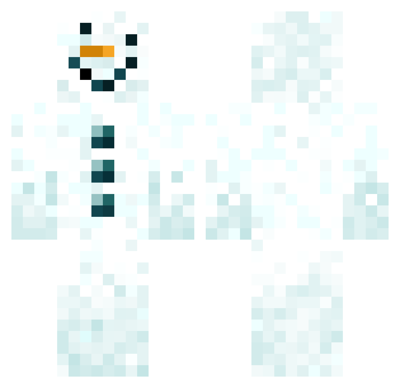 Lwashi Minecraft skin, front and back view