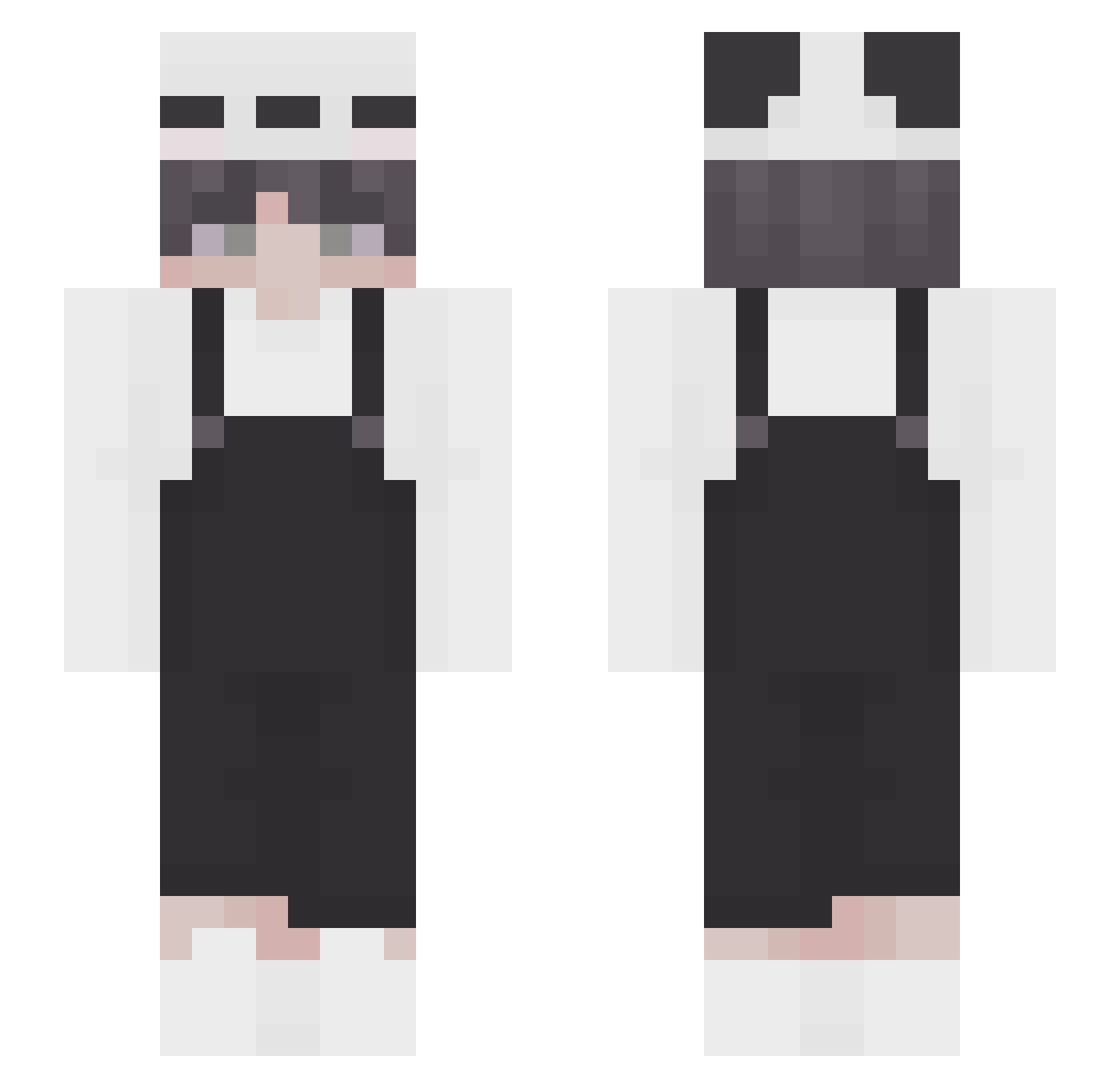 P_andrew Minecraft skin, front and back view